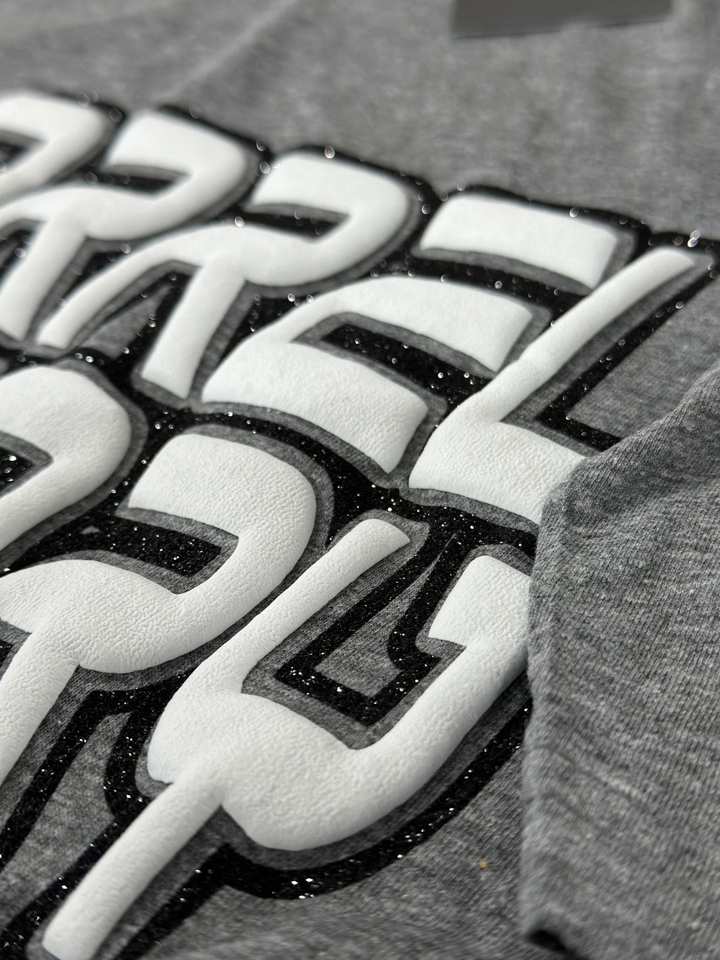 Personalized Sports Glitter & Puff Tee