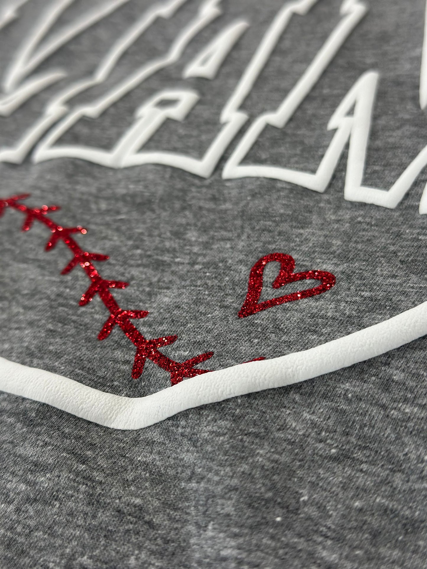 Baseball Mama puff Tee