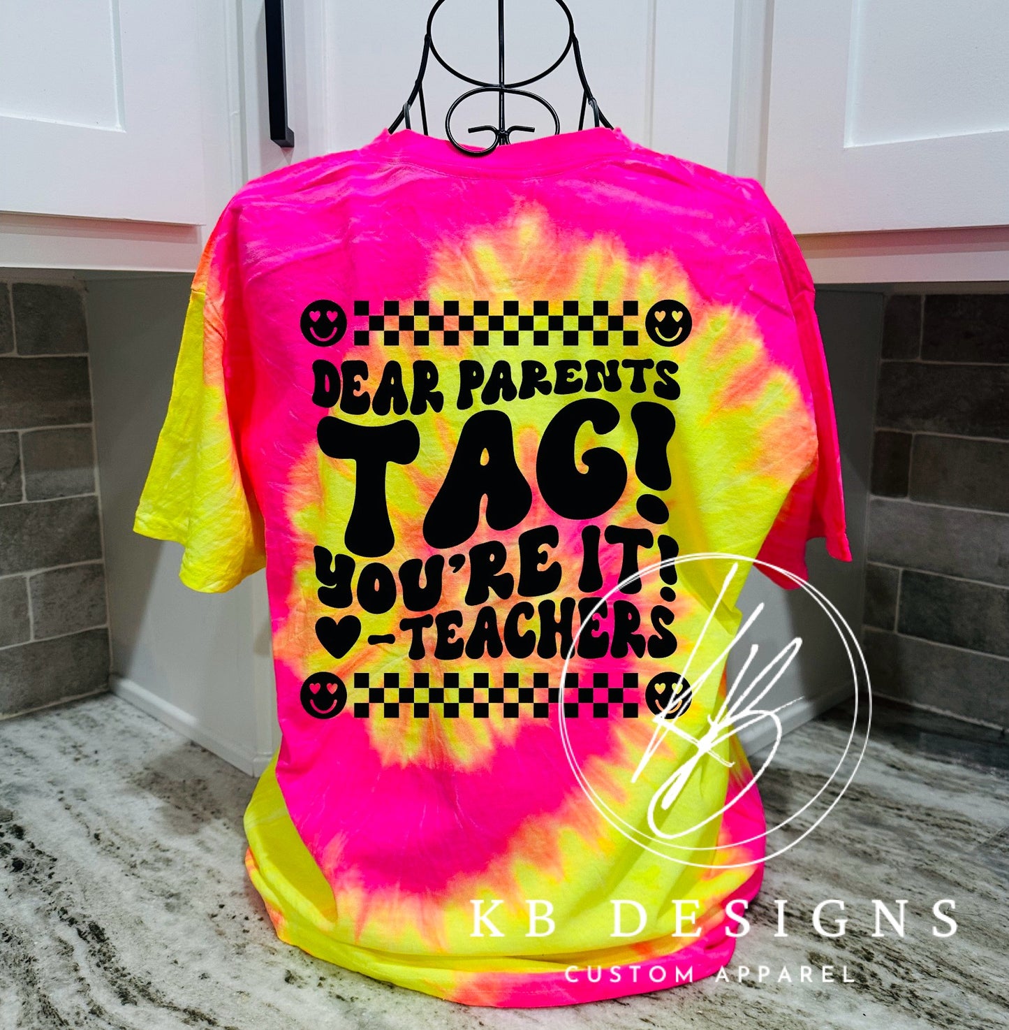 Teachers Tag You’re It Tie Dye Tee