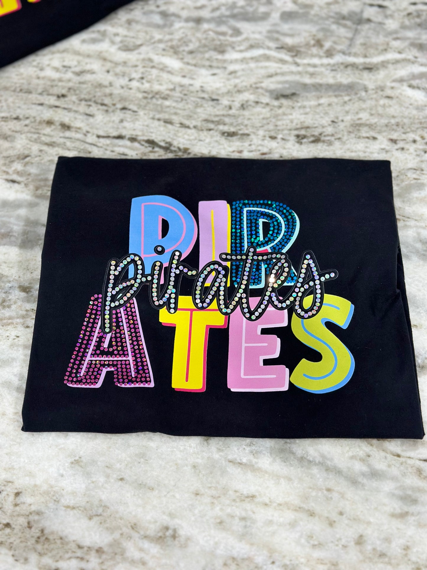 Double Stacked Mascot DTF & Spangle Tee