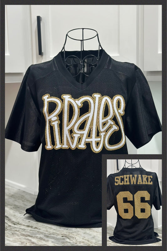 Doodle Mascot Glitter Jersey