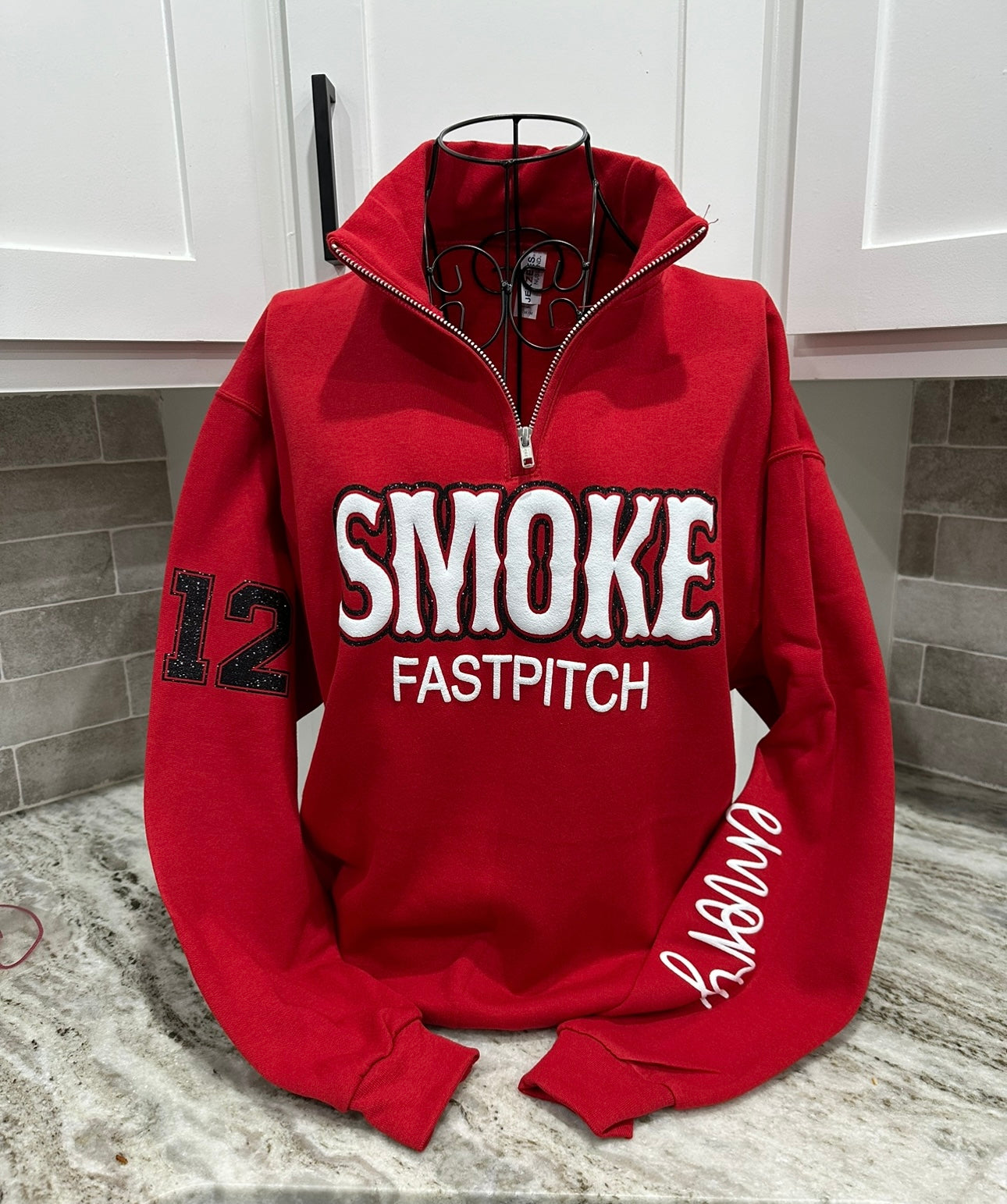 Custom Sports Quarter Zip Pull Over