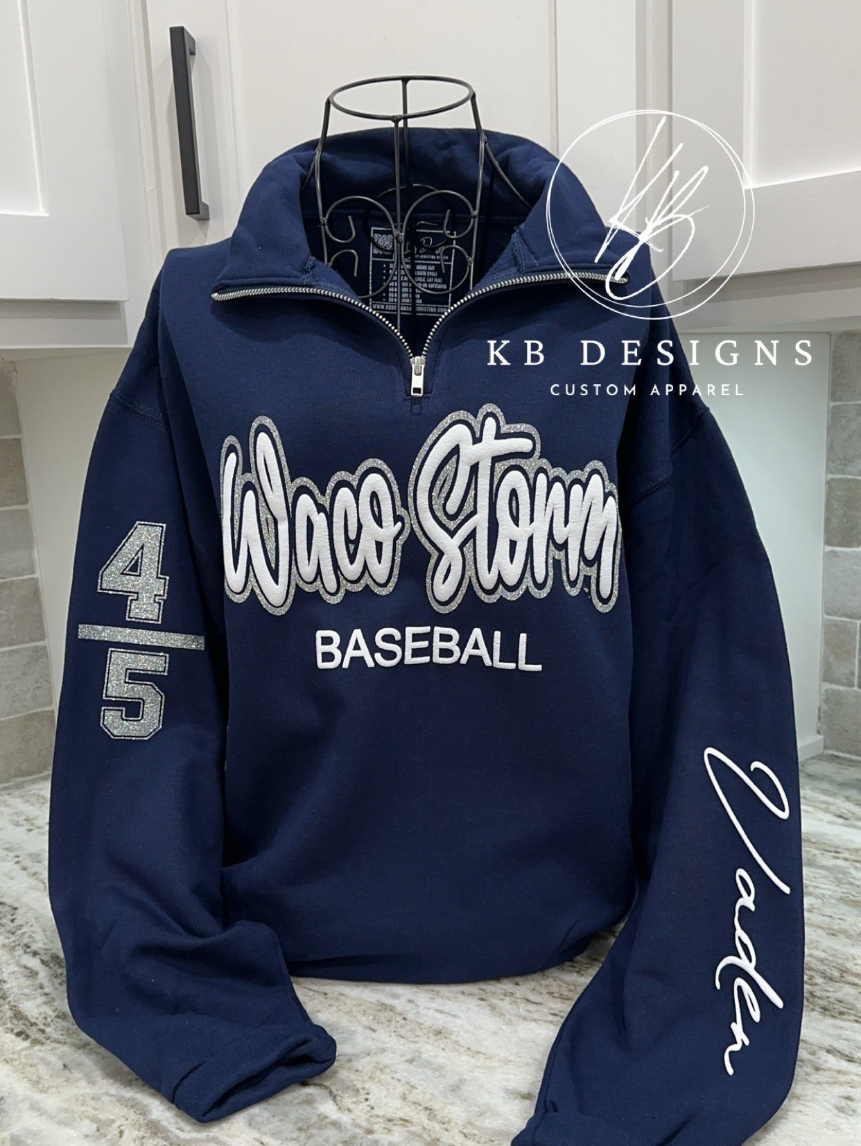 Custom Sports Quarter Zip Pull Over