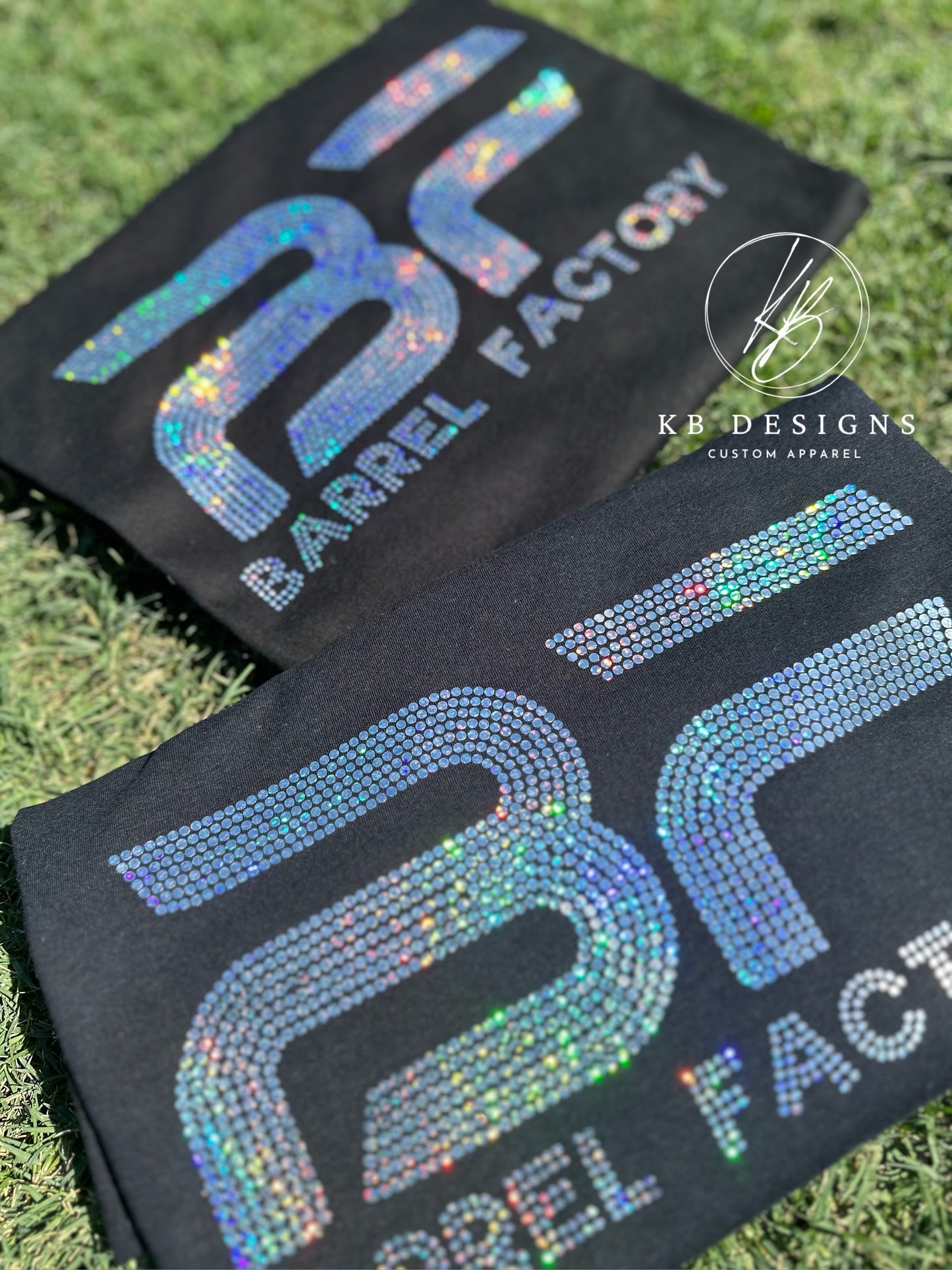 Custom Sports Spangle Tee W/Back Personalization