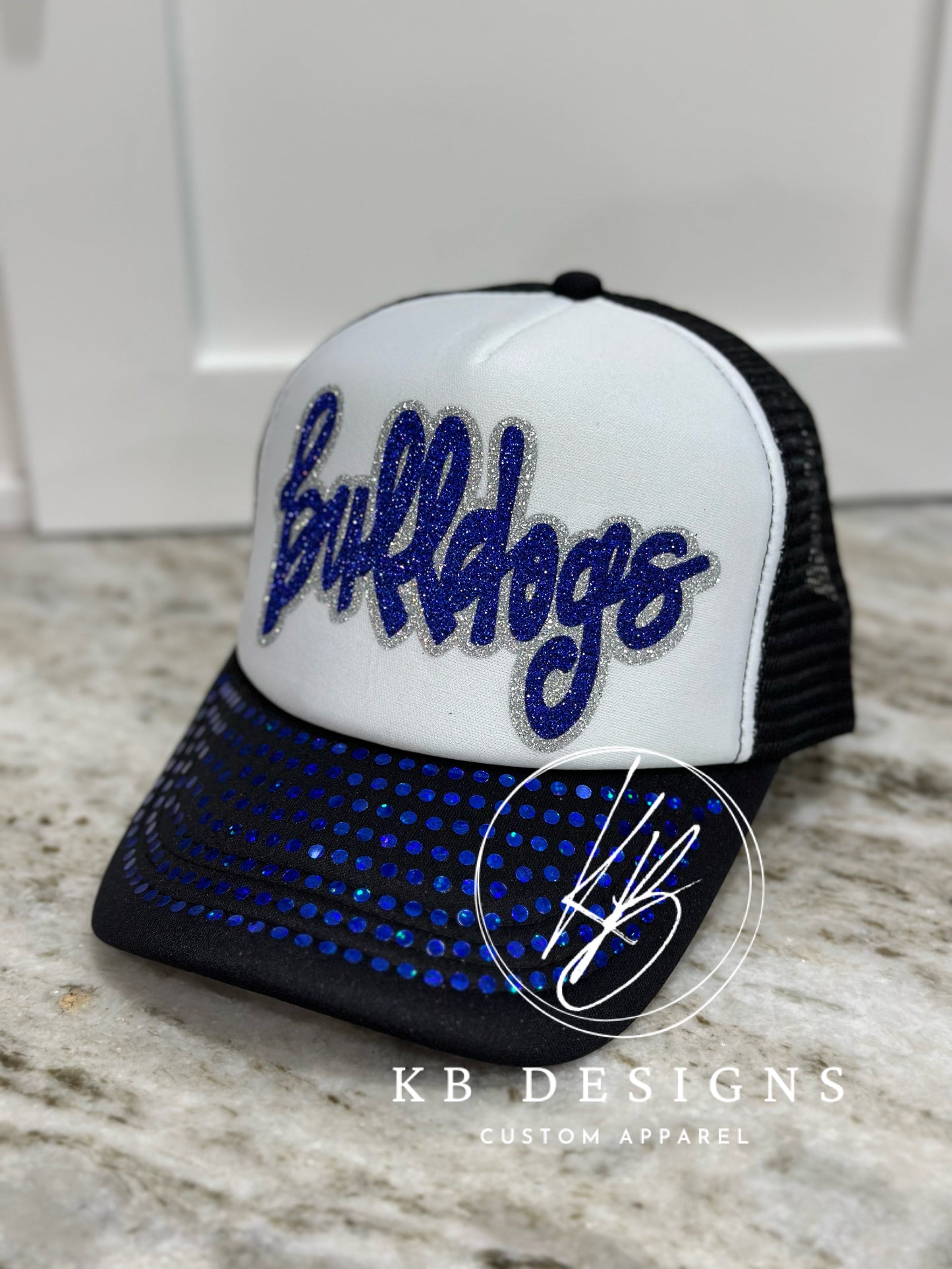 Bulldogs Glitter & Spangle Trucker Hat