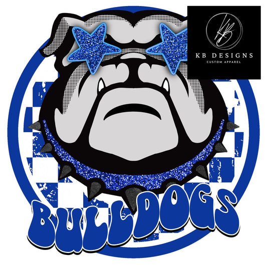 Bulldogs Retro Star Eyes