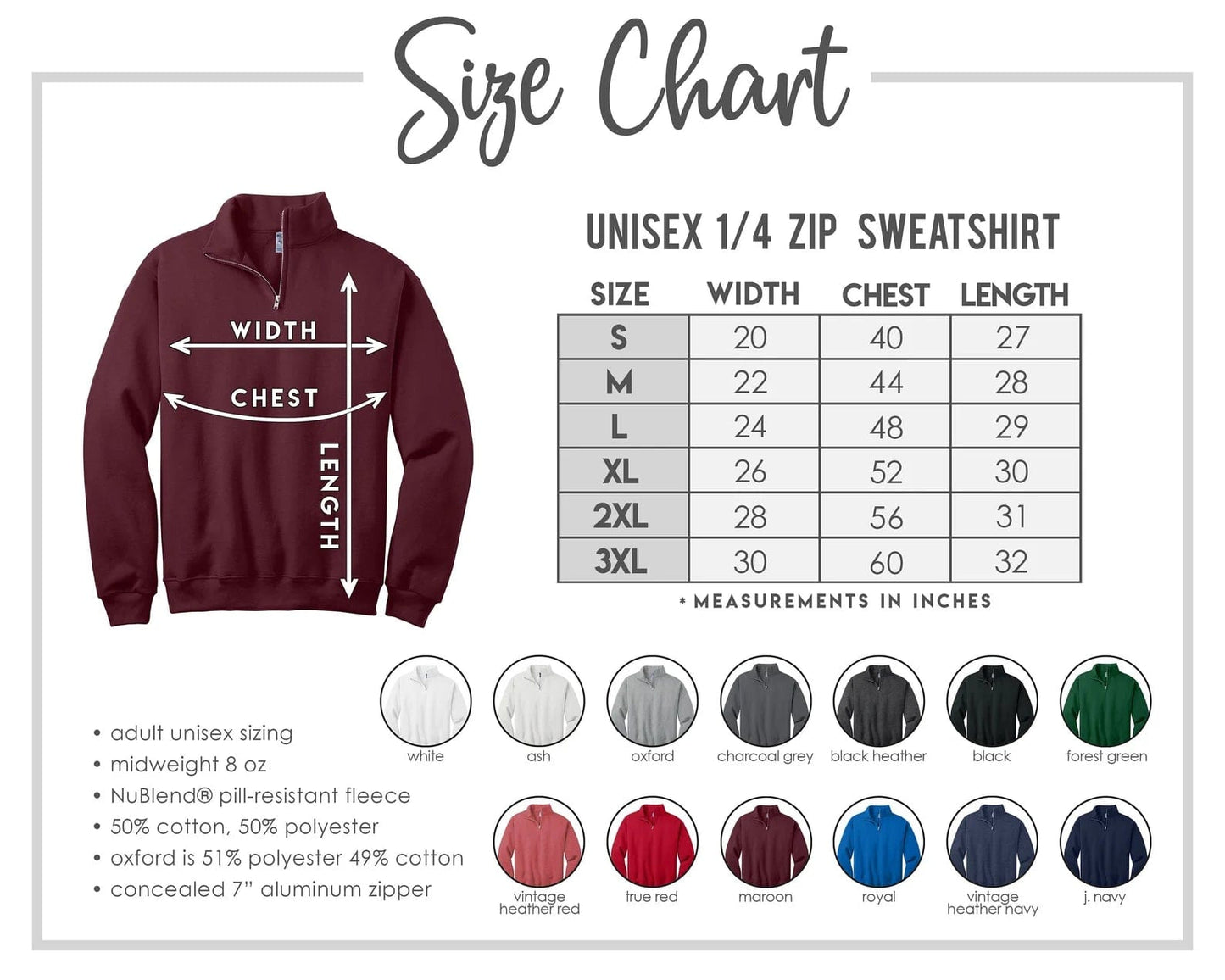 Custom Sports Quarter Zip Pull Over