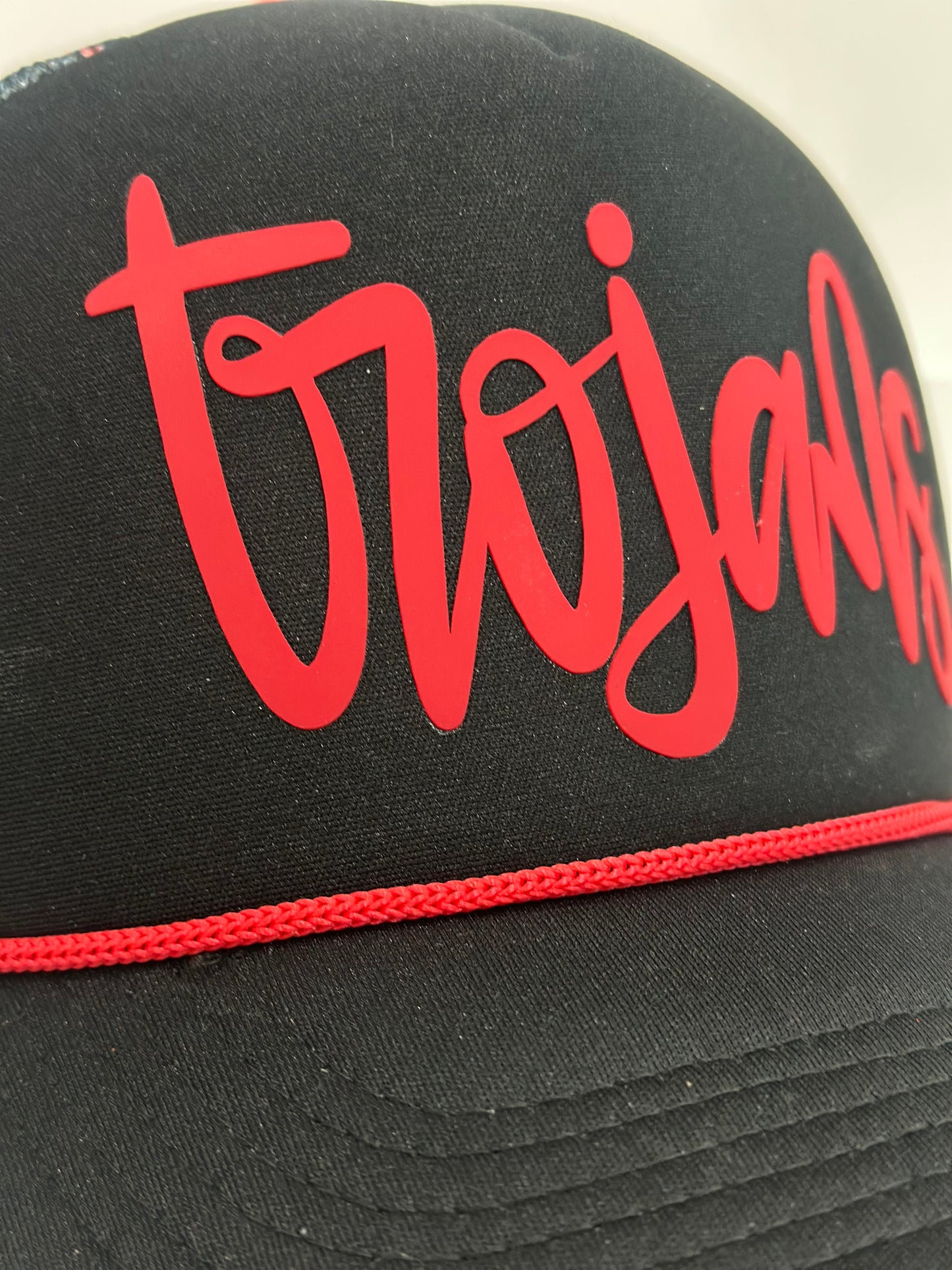 Trojans Checkered Trucker Hat