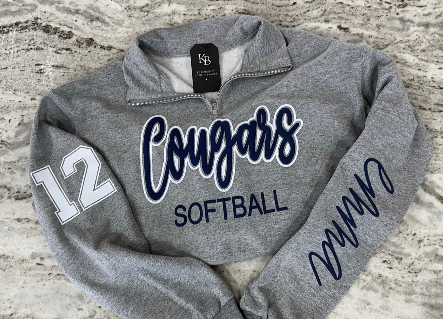Custom Sports Quarter Zip Pull Over