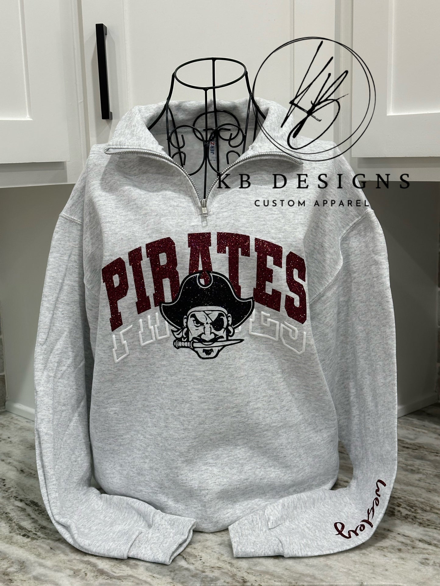 Pirates Stacked W/Town Name on Sleeve