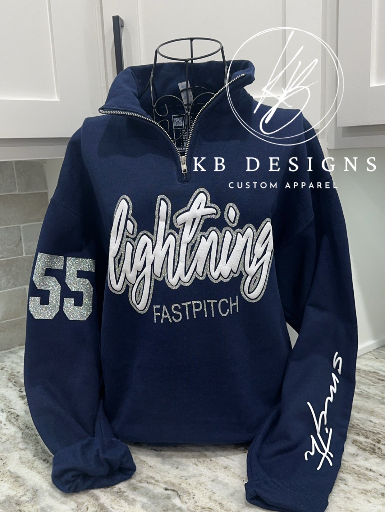 Custom Sports Quarter Zip Pull Over