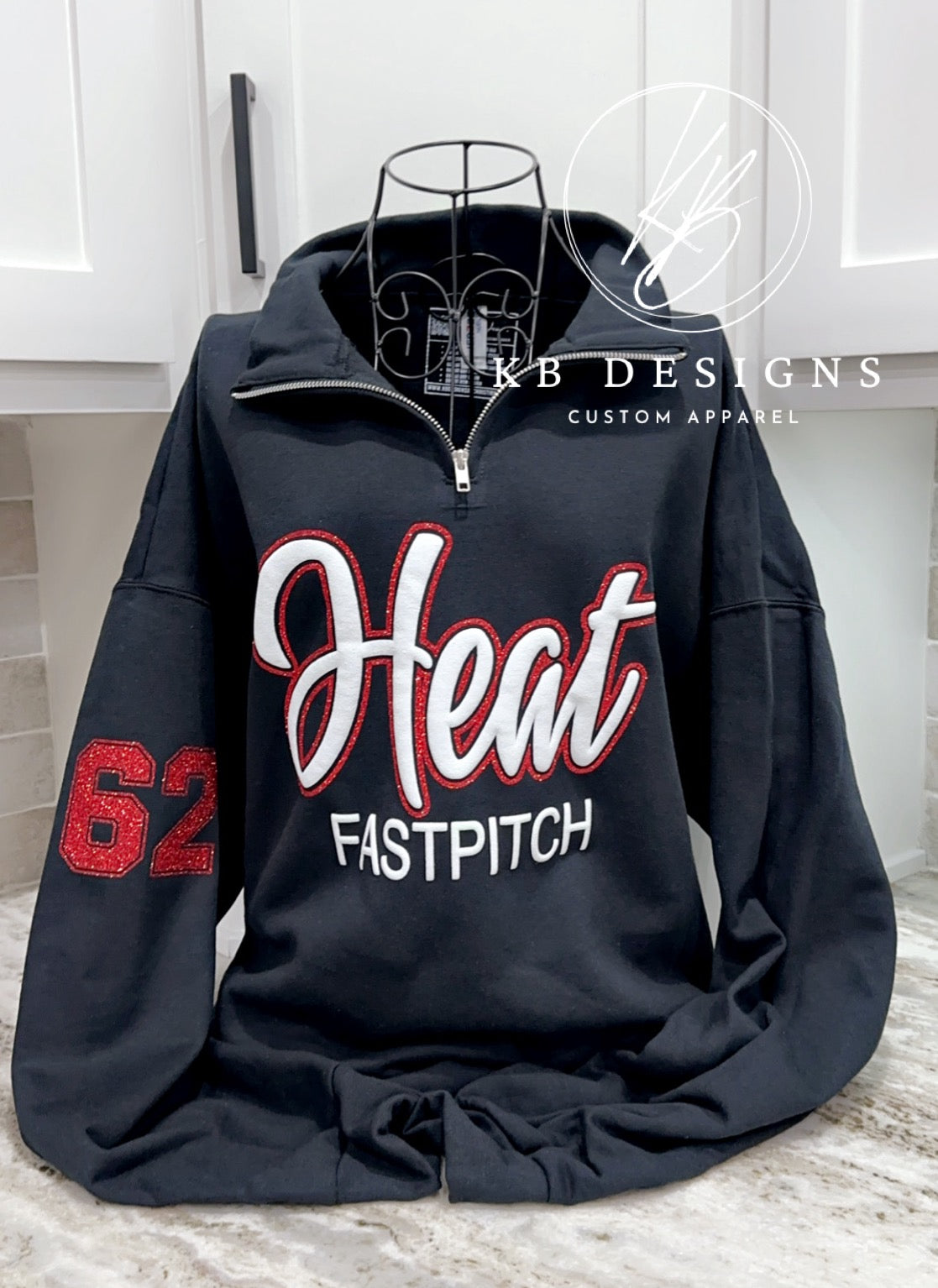 Custom Sports Quarter Zip Pull Over