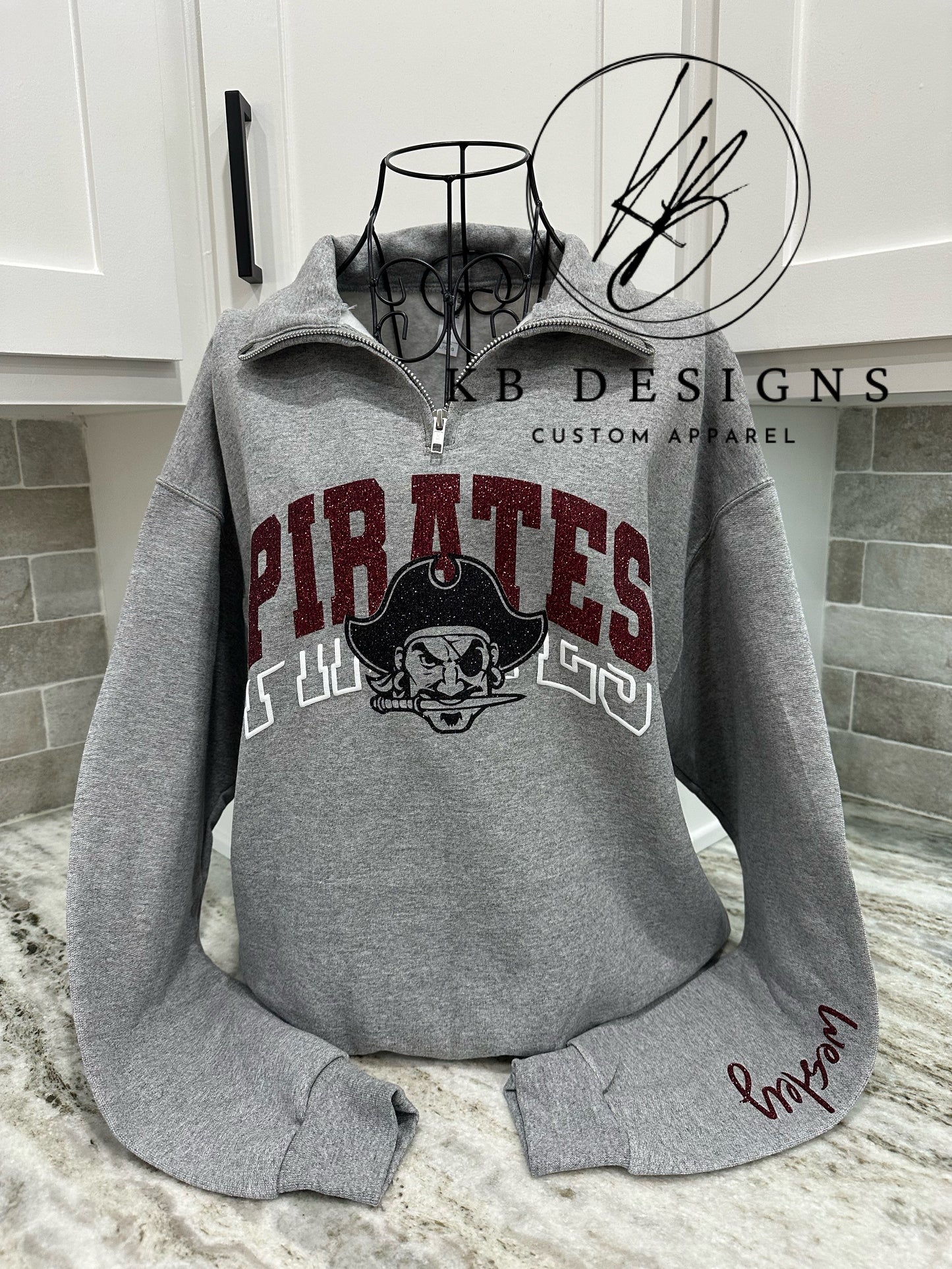 Pirates Stacked W/Town Name on Sleeve