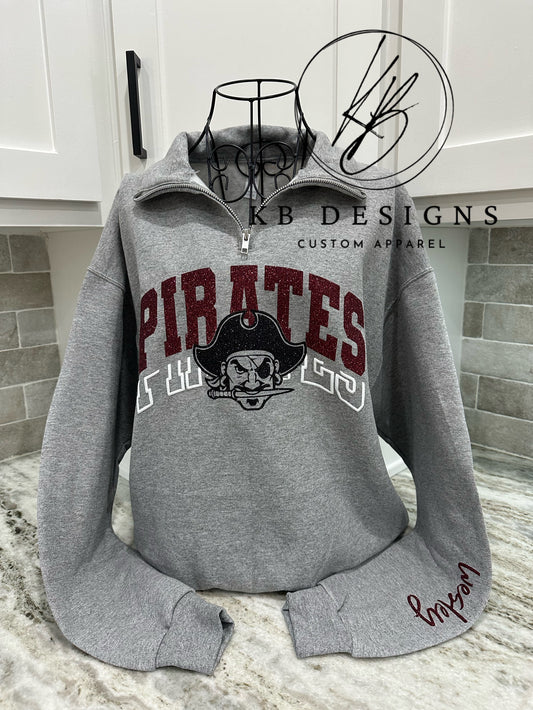 Pirates Stacked W/Town Name on Sleeve