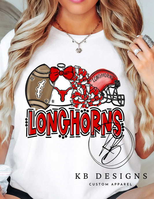 Longhorns Friday Night Lights Tee