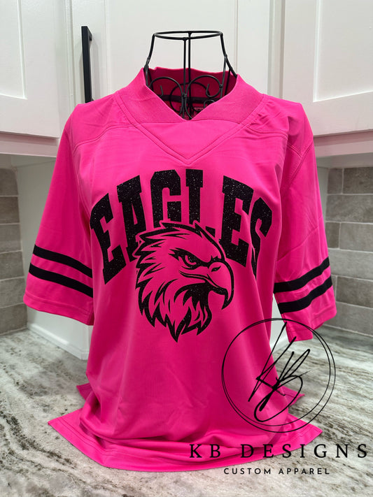 Bulldogs Pinkout Glitter Mascot Jersey