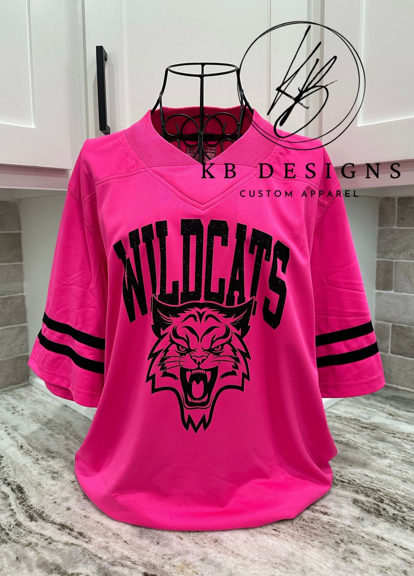 Trojans Pinkout Glitter Mascot Jersey