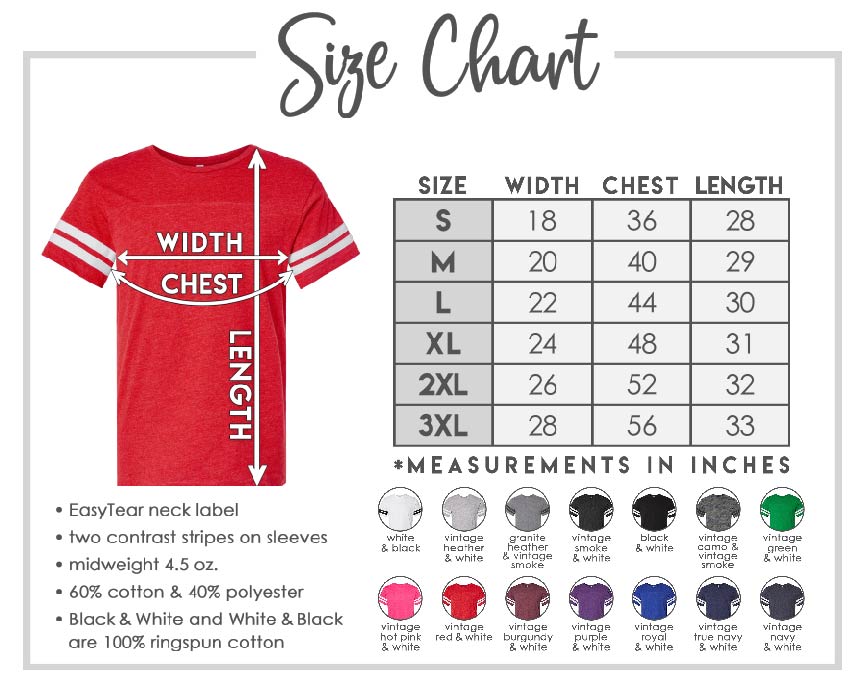 Custom Sports Glitter Side Stitch Tee