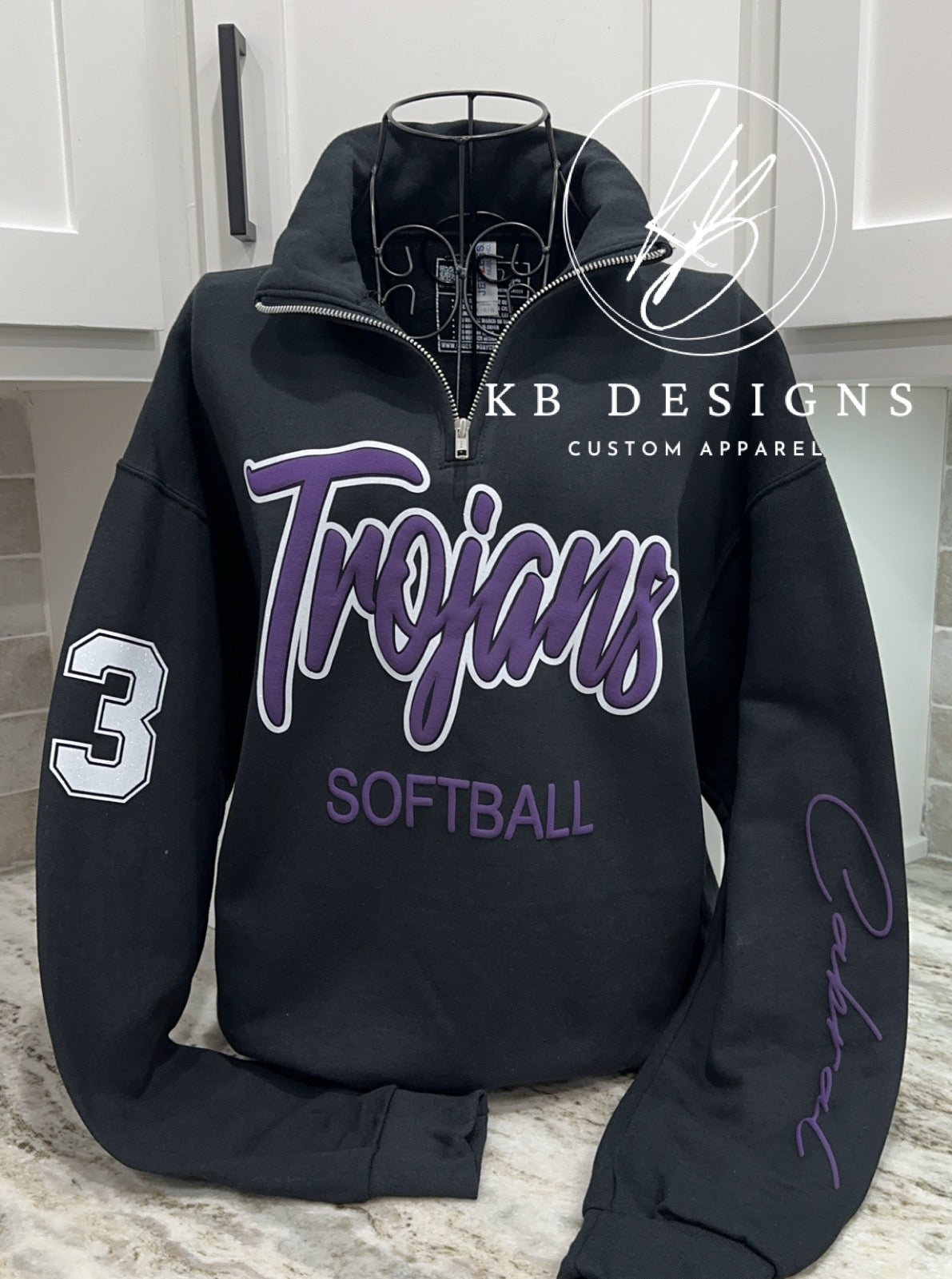 Custom Sports Quarter Zip Pull Over