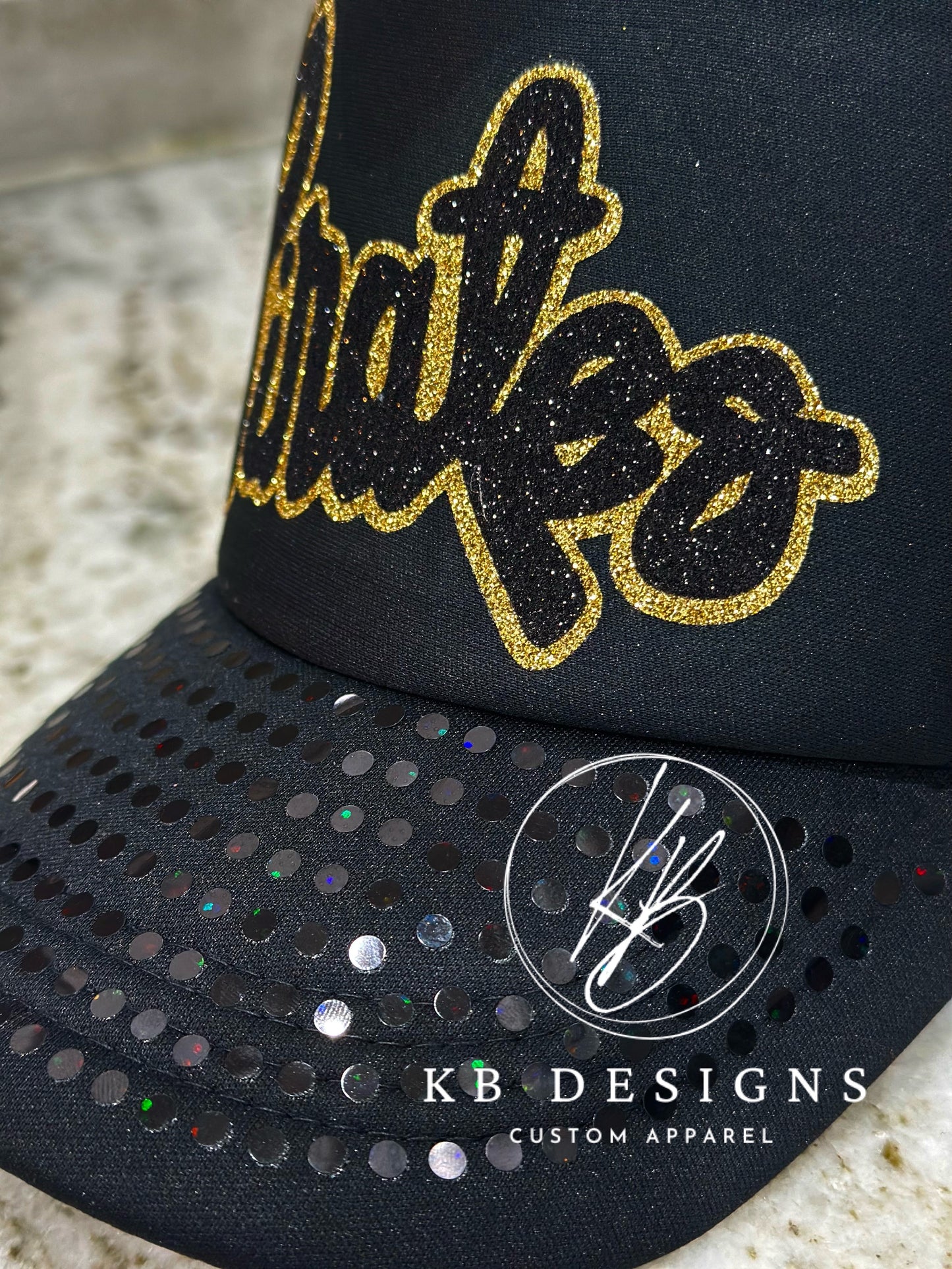Bulldogs Glitter & Spangle Trucker Hat