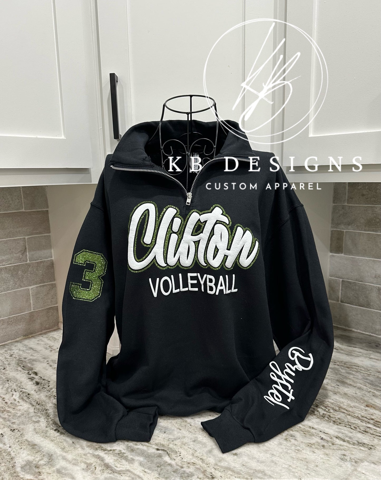 Custom Sports Quarter Zip Pull Over