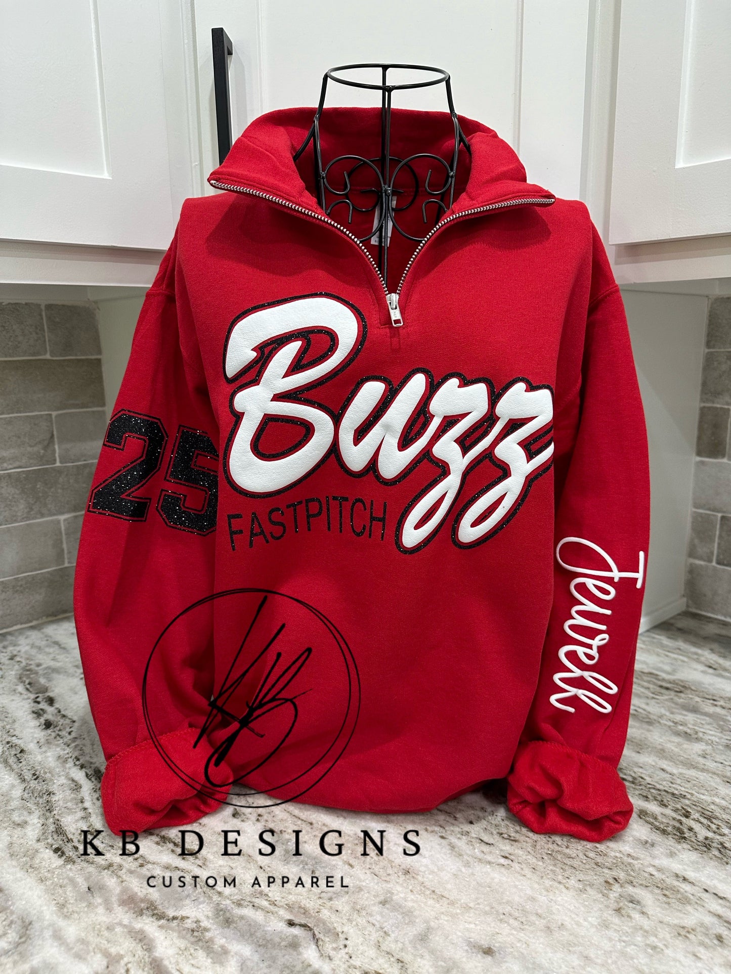Custom Sports Quarter Zip Pull Over