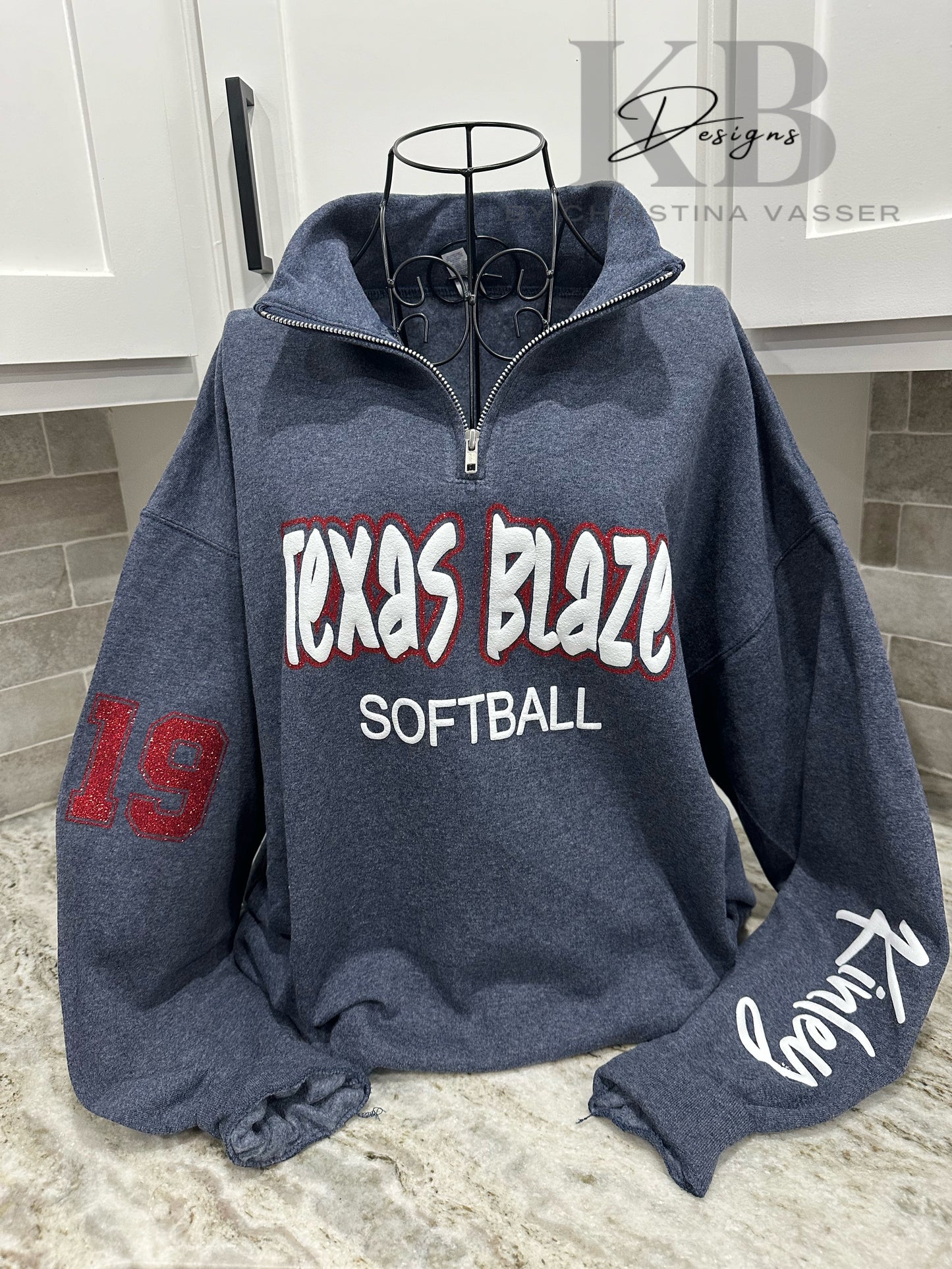 Custom Sports Quarter Zip Pull Over