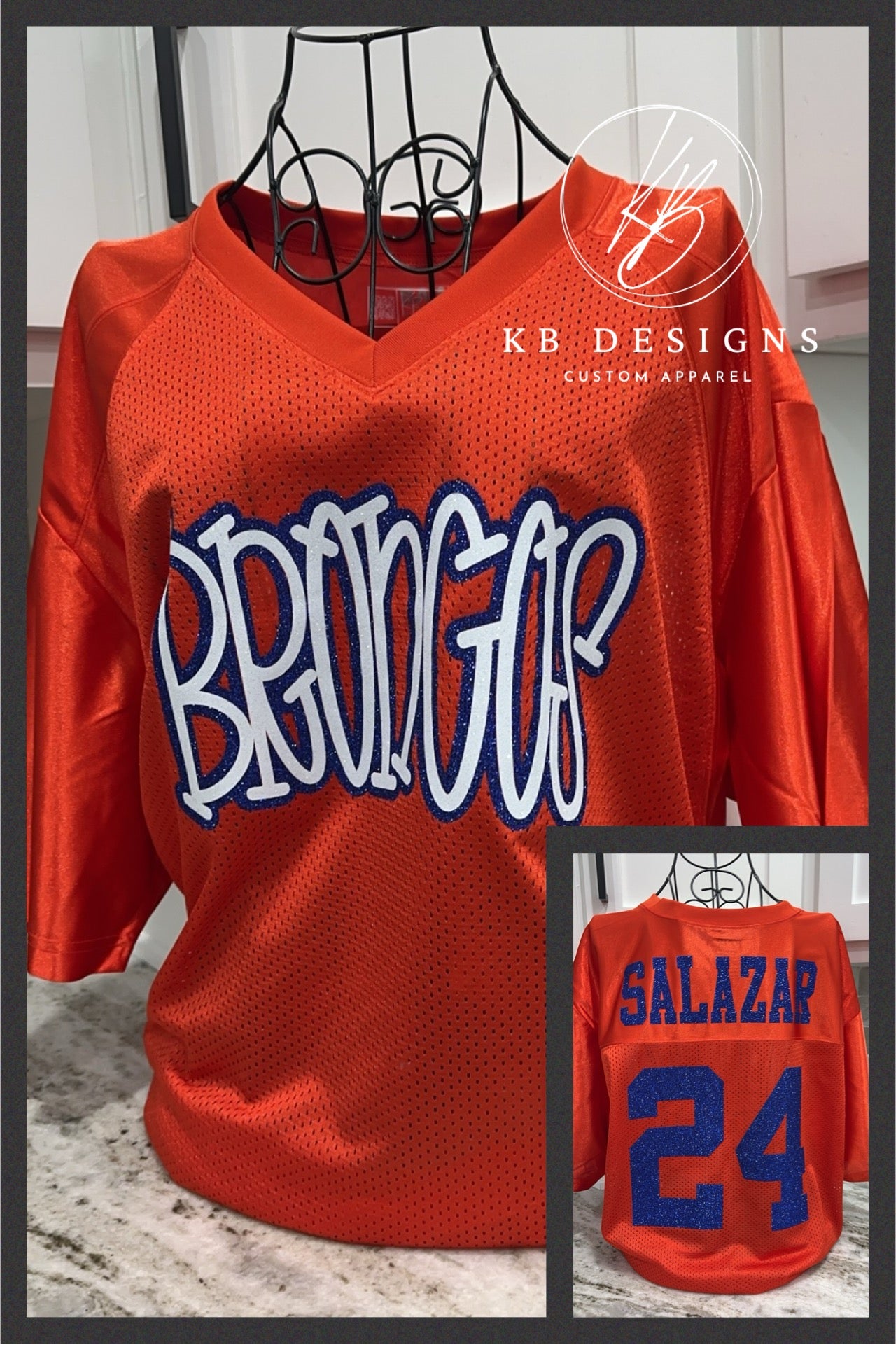 Doodle Mascot Glitter Jersey