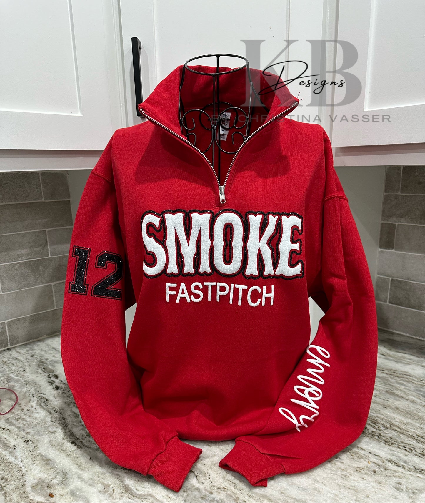Custom Sports Quarter Zip Pull Over