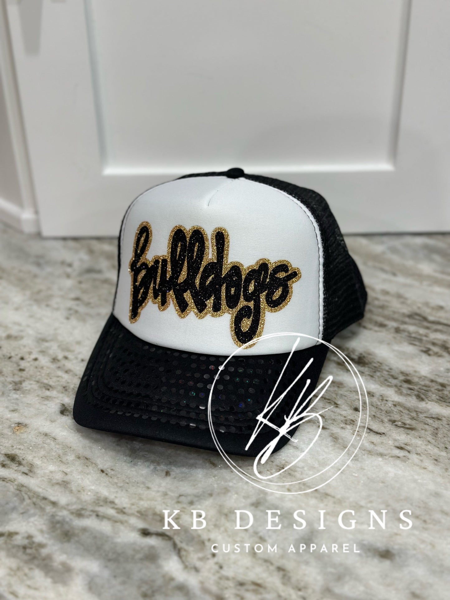 Bulldogs Glitter & Spangle Trucker Hat