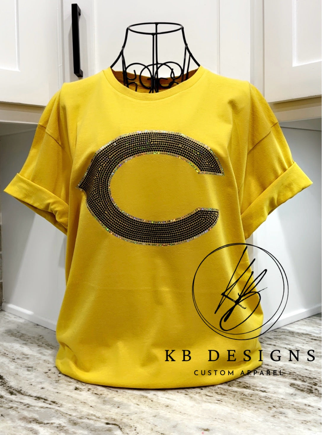 Crawford C Logo Spangle Tee