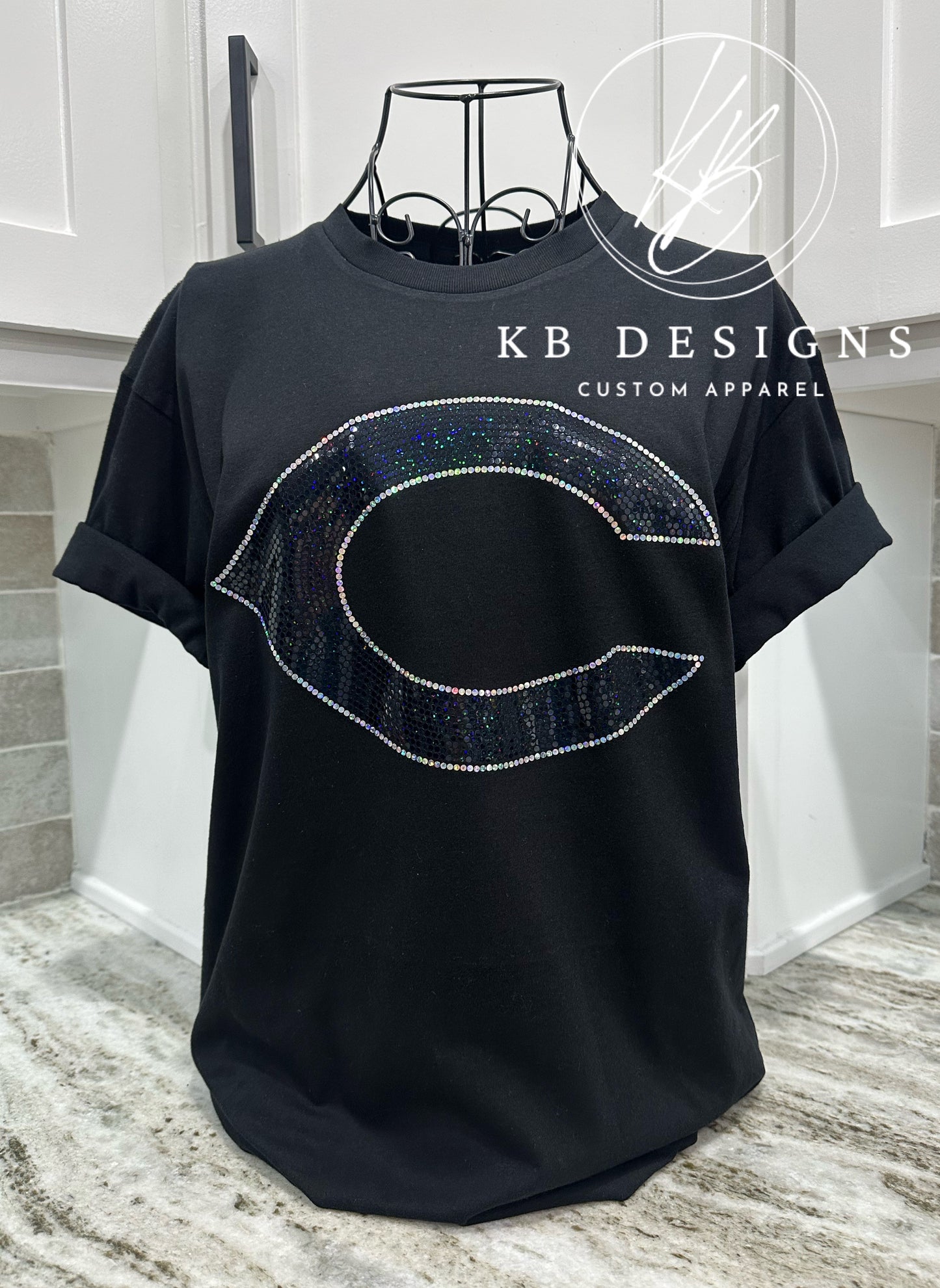Crawford C Logo Spangle Tee