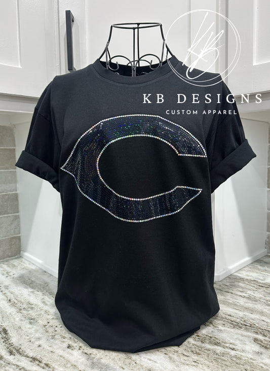 Crawford C Logo Spangle Tee