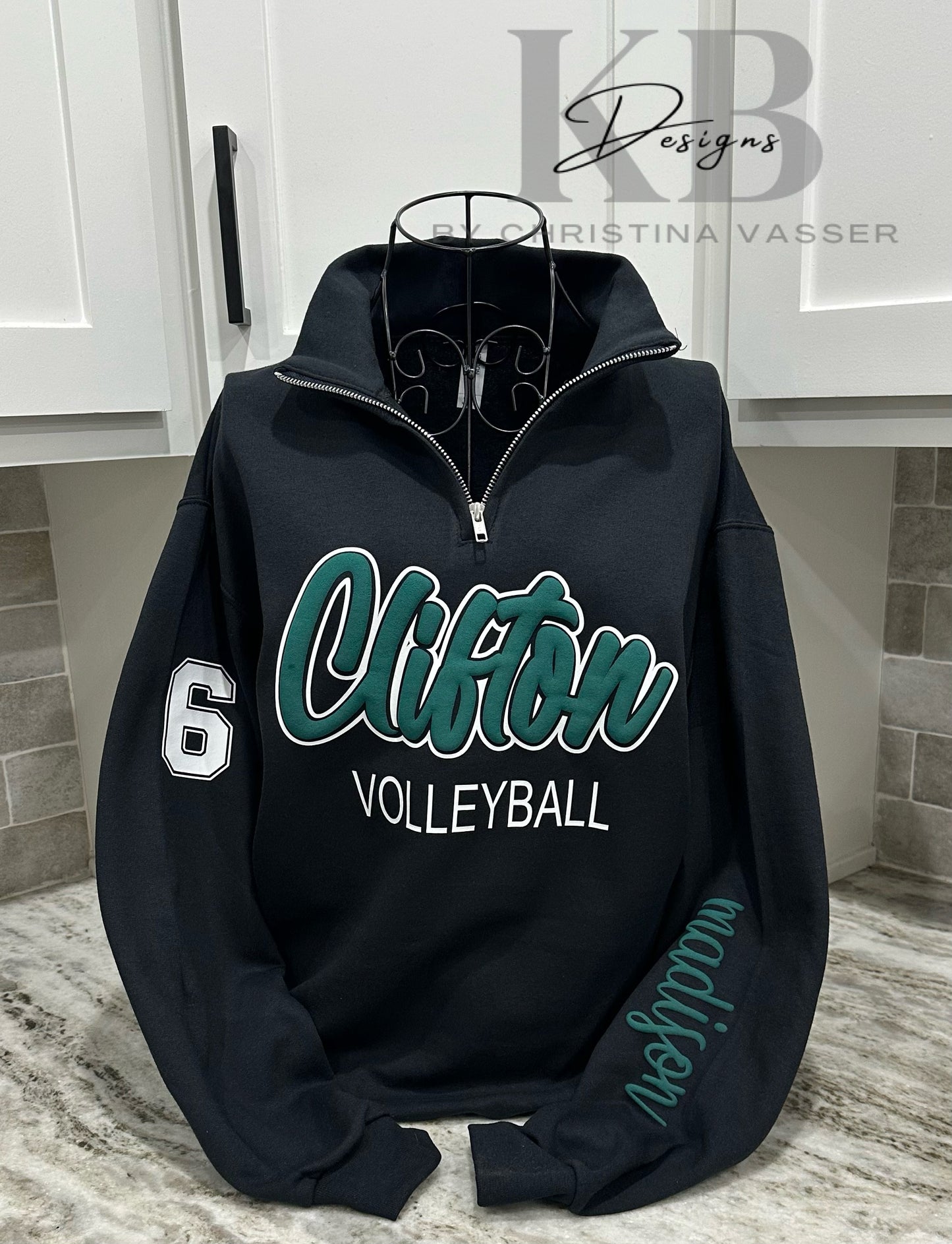 Custom Sports Quarter Zip Pull Over
