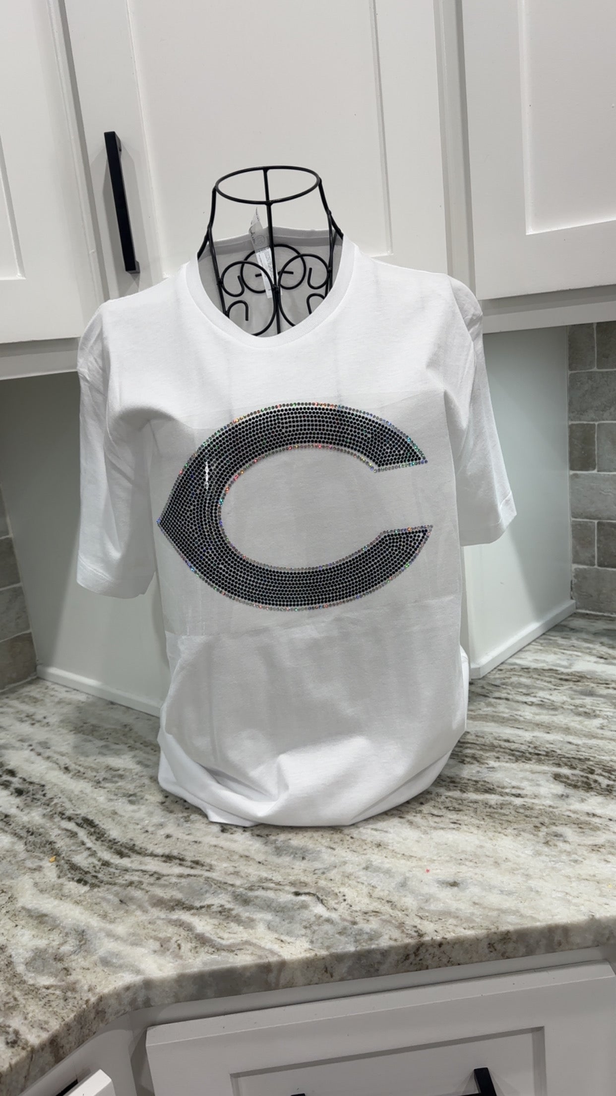 Crawford C Logo Spangle Tee