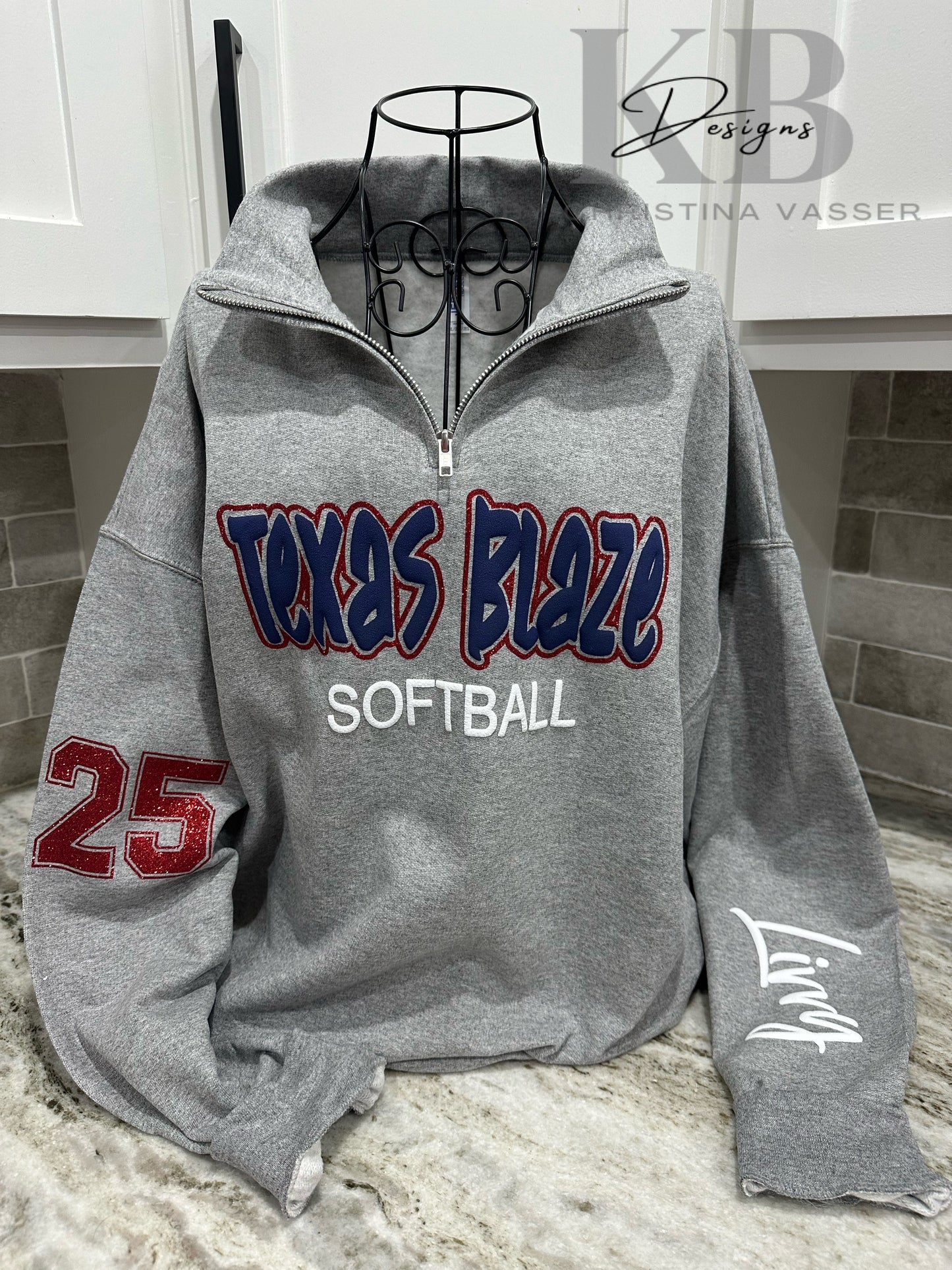 Custom Sports Quarter Zip Pull Over