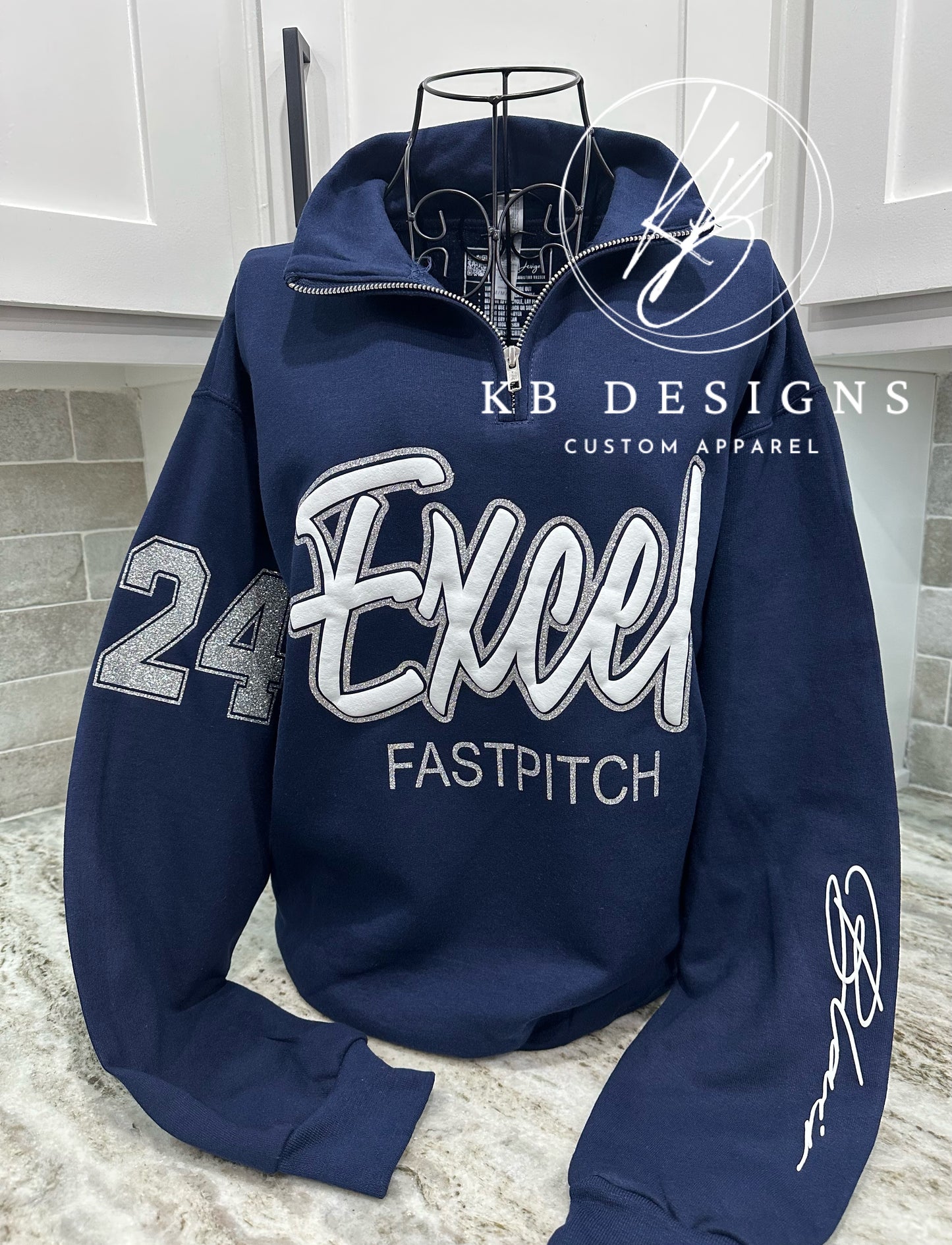 Custom Sports Quarter Zip Pull Over