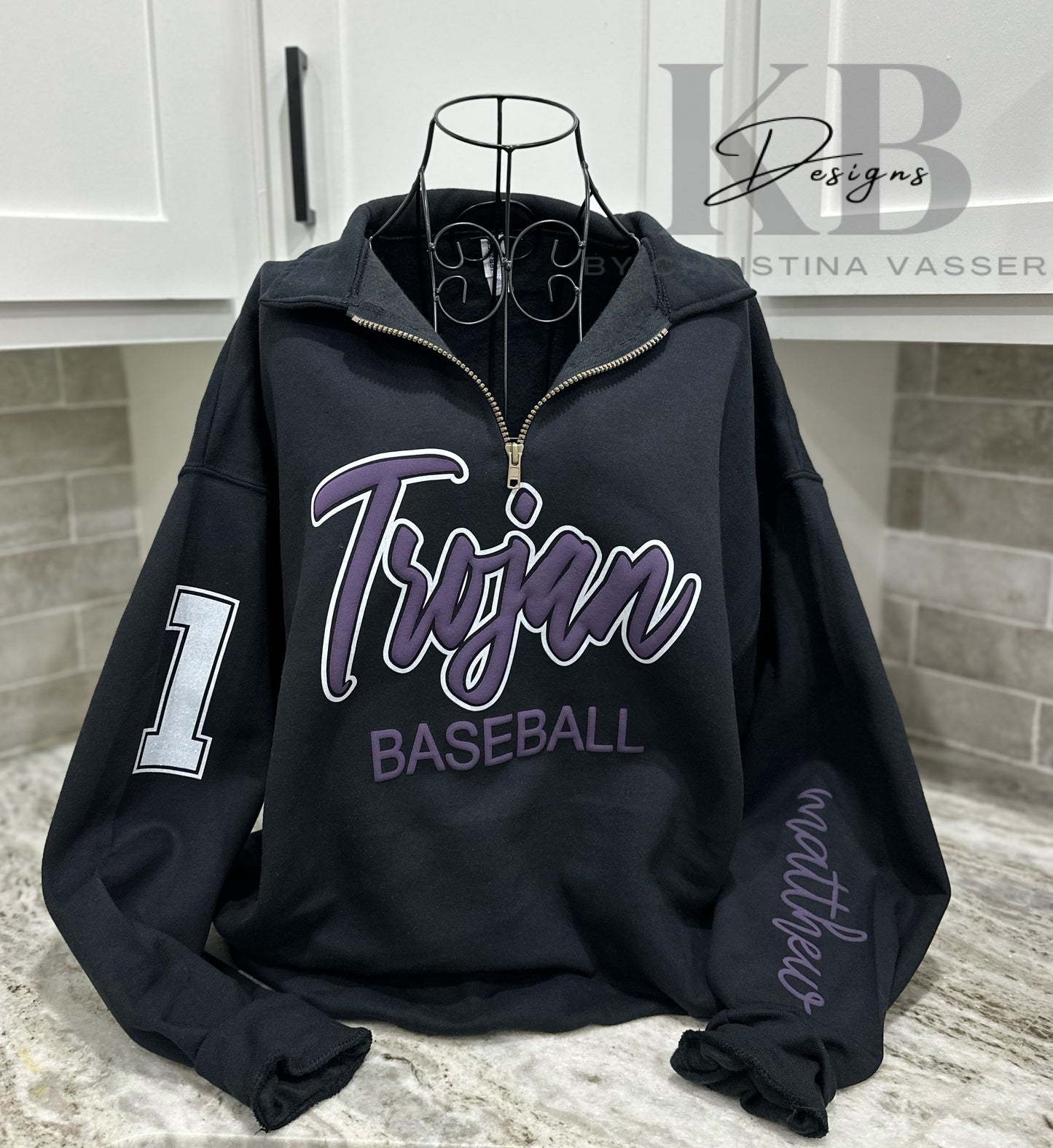 Custom Sports Quarter Zip Pull Over