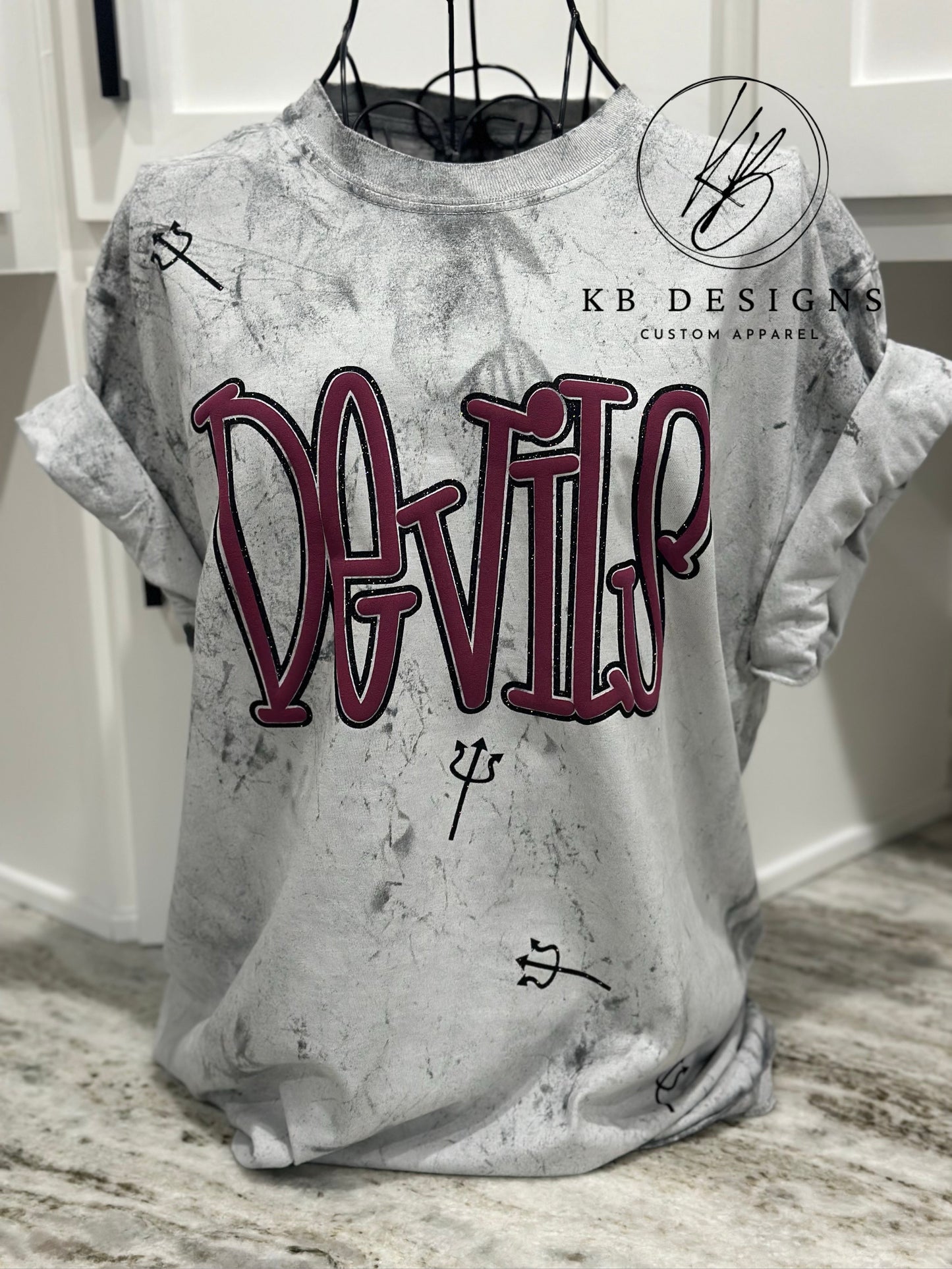 Pirates Doodle Glitter & Puff Tee