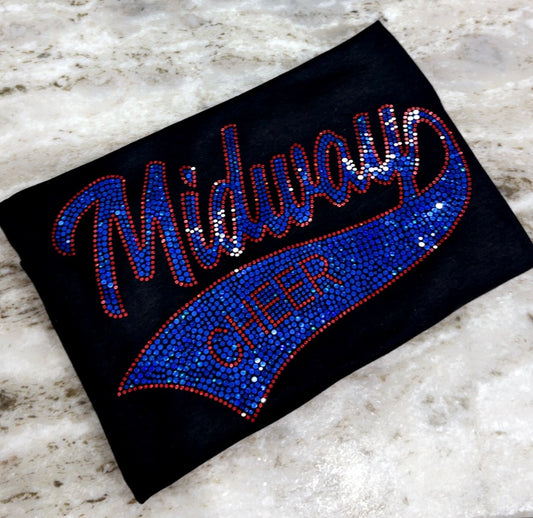 Midway Cheer Spangle Tee