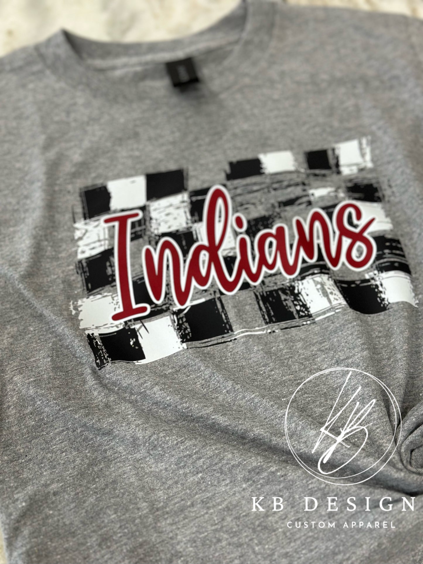 Checkered Mascot Tee