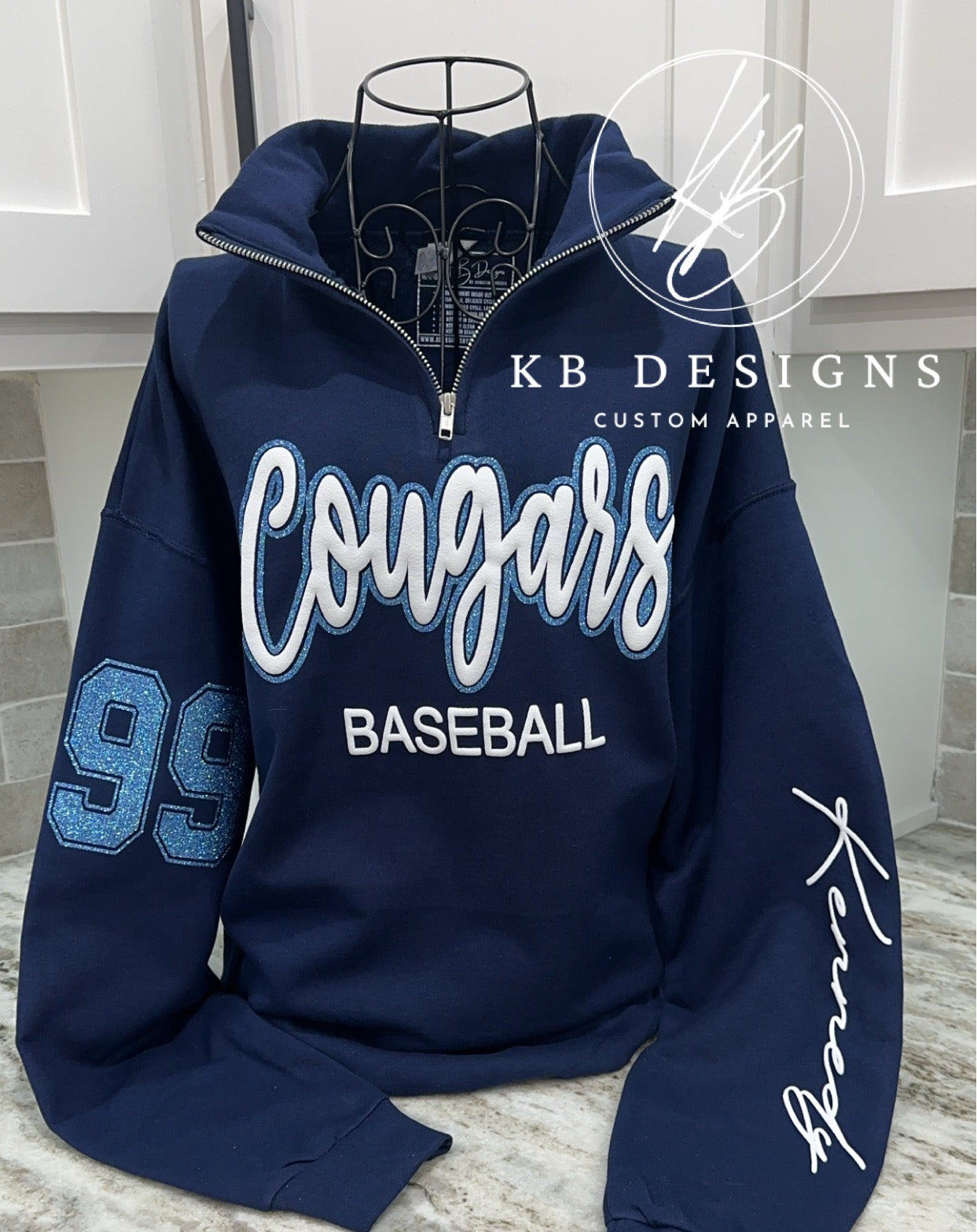 Custom Sports Quarter Zip Pull Over