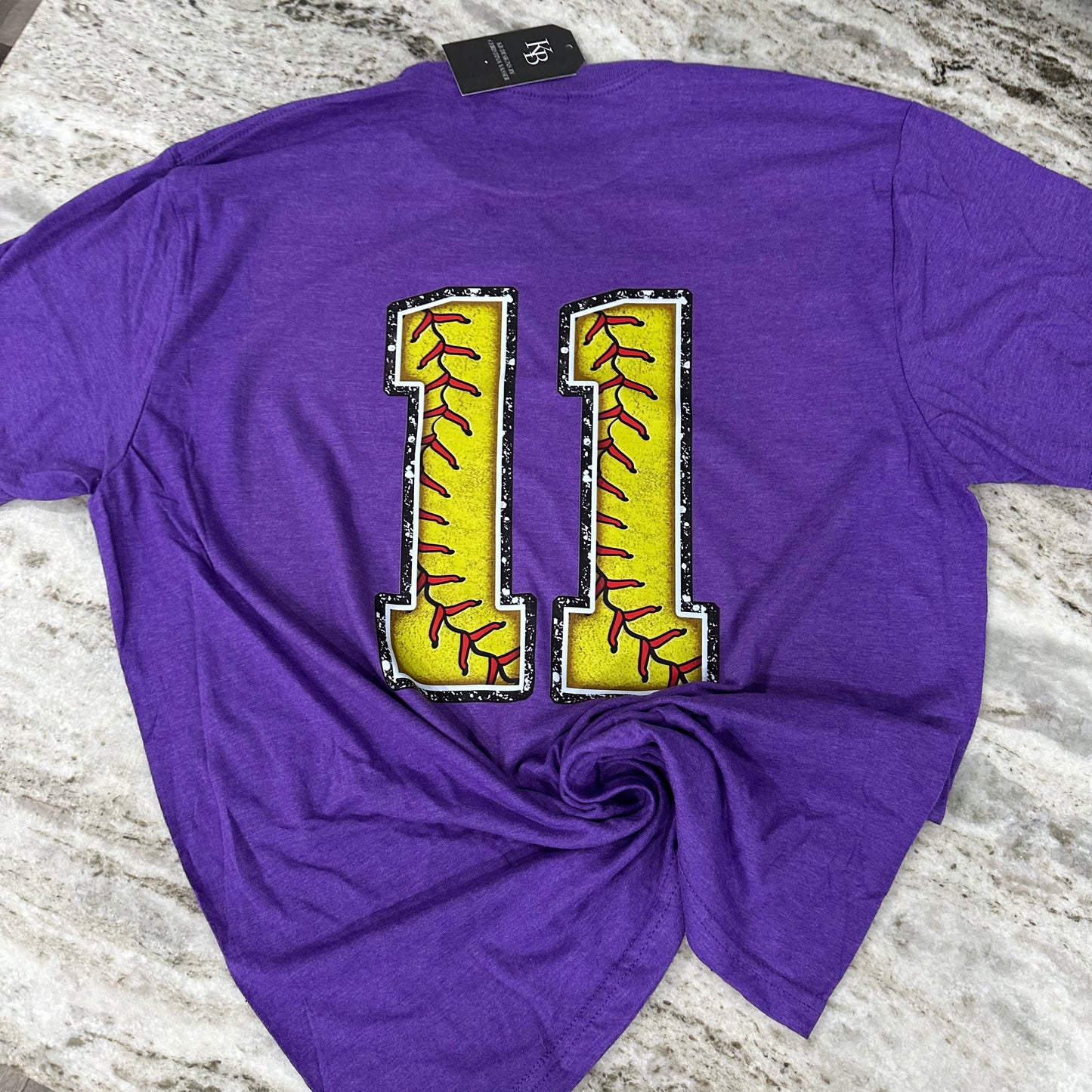 Personalized Sports heart pocket Tee