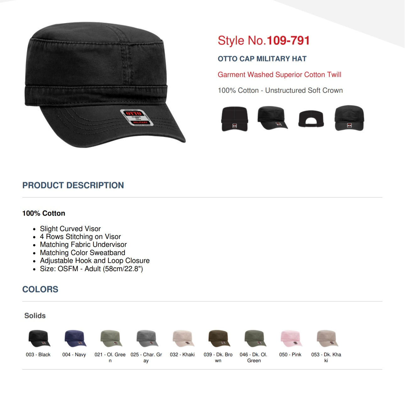 Military Mascot Glitter Hat