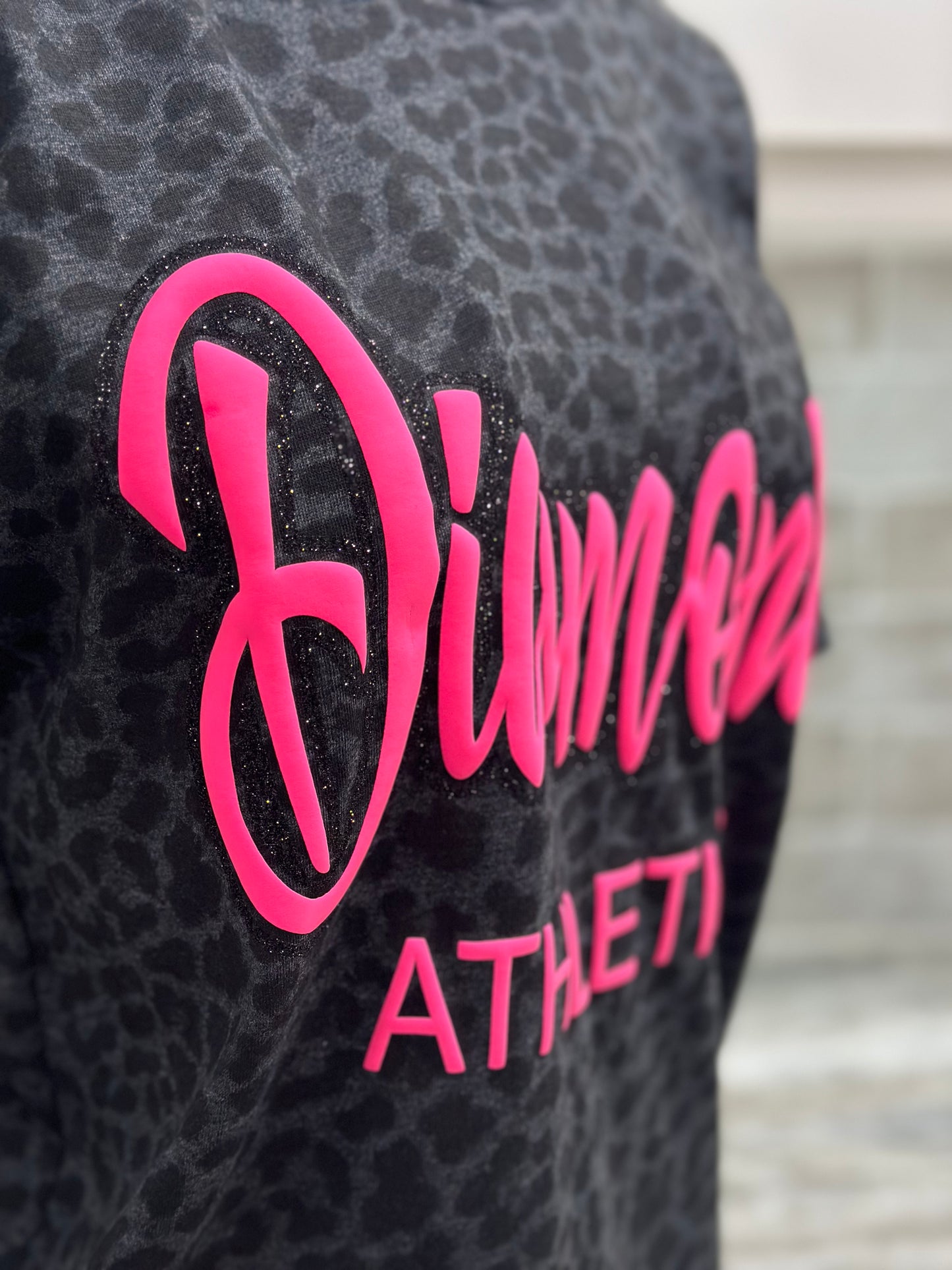 Diamond Athletics Pink Leopard Tee