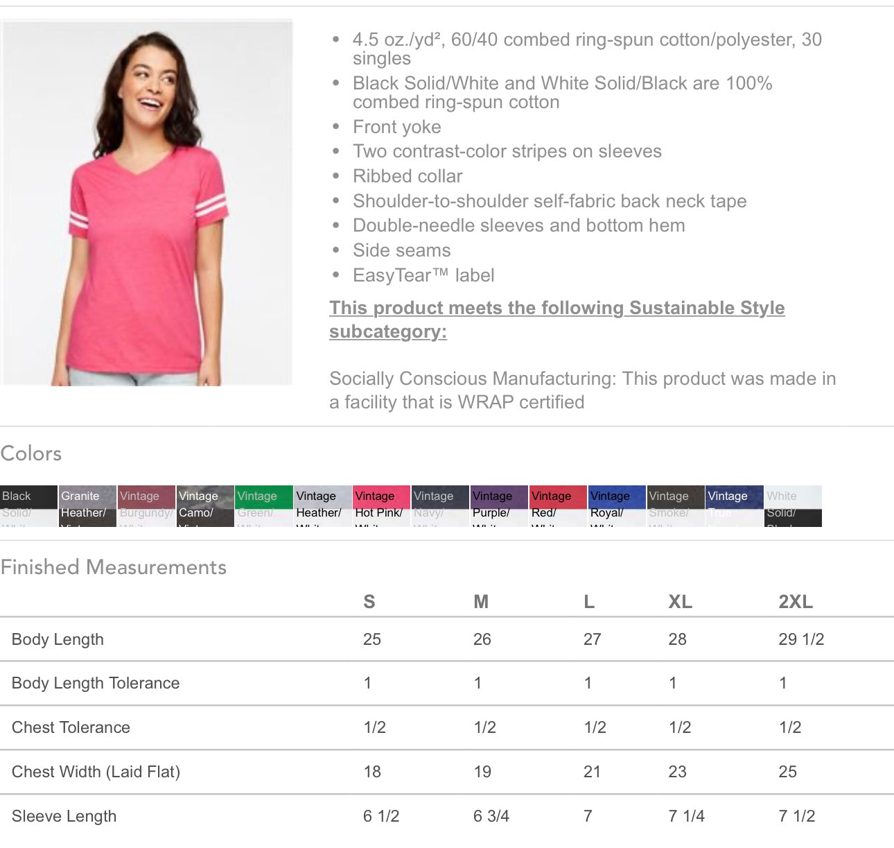 Smoke Fastpitch Glitter Tee