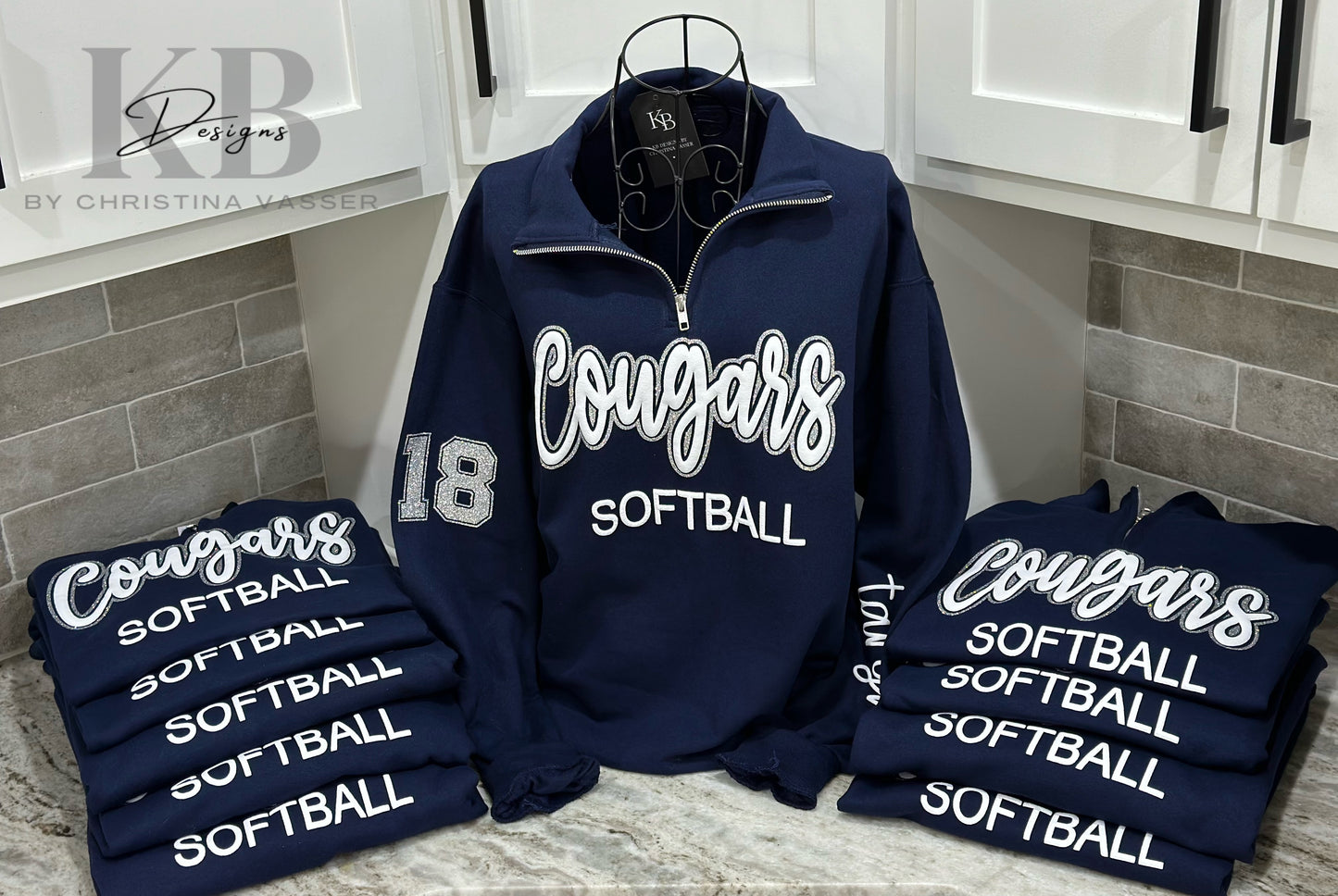 Custom Sports Quarter Zip Pull Over