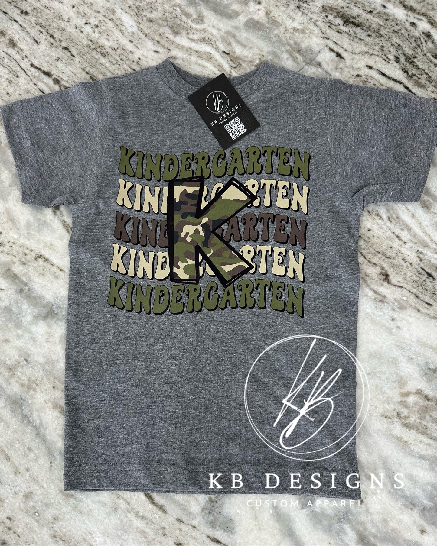 Retro Camo School Grade Tee