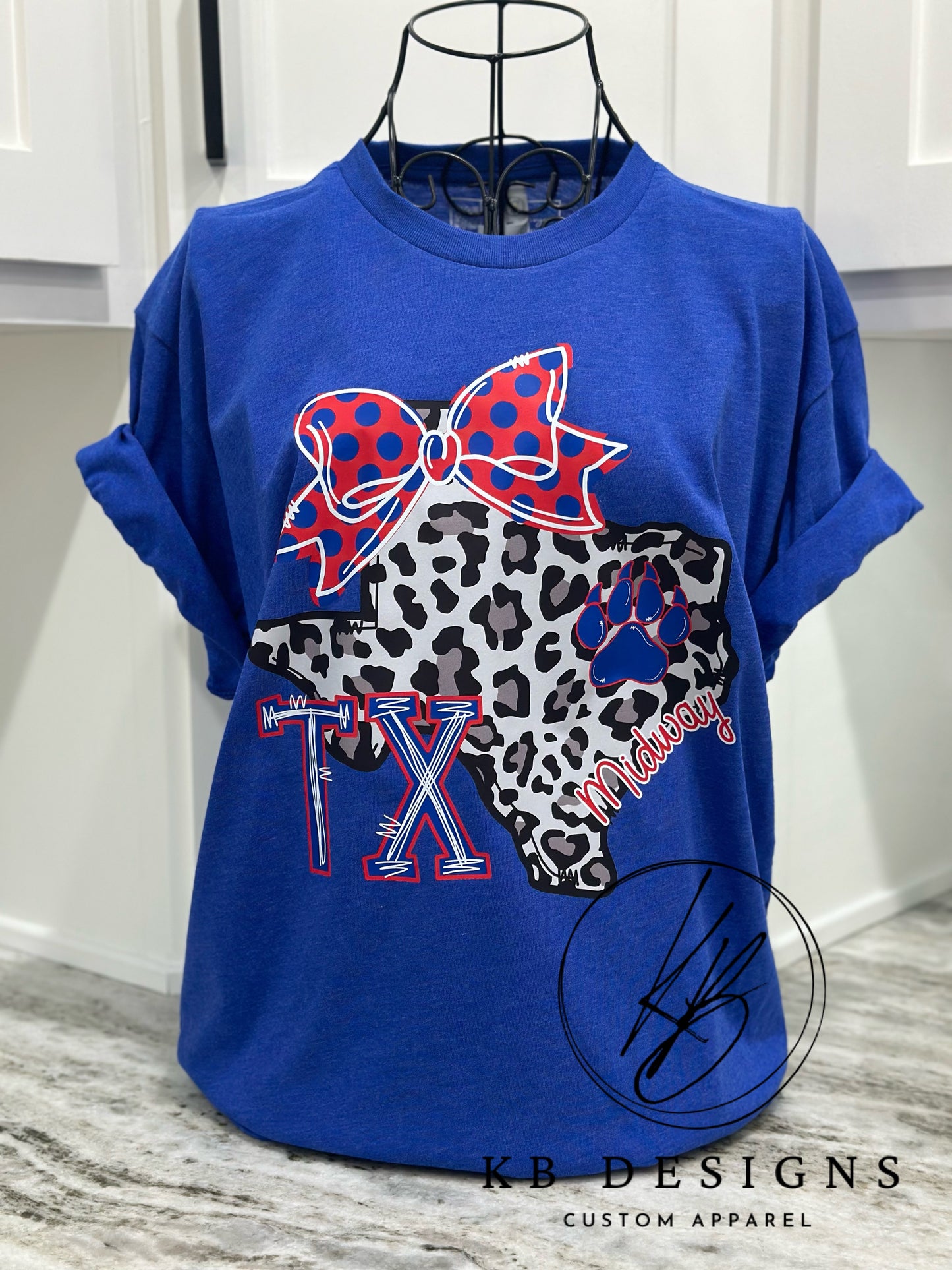 Midway Panthers TX Bow Tee