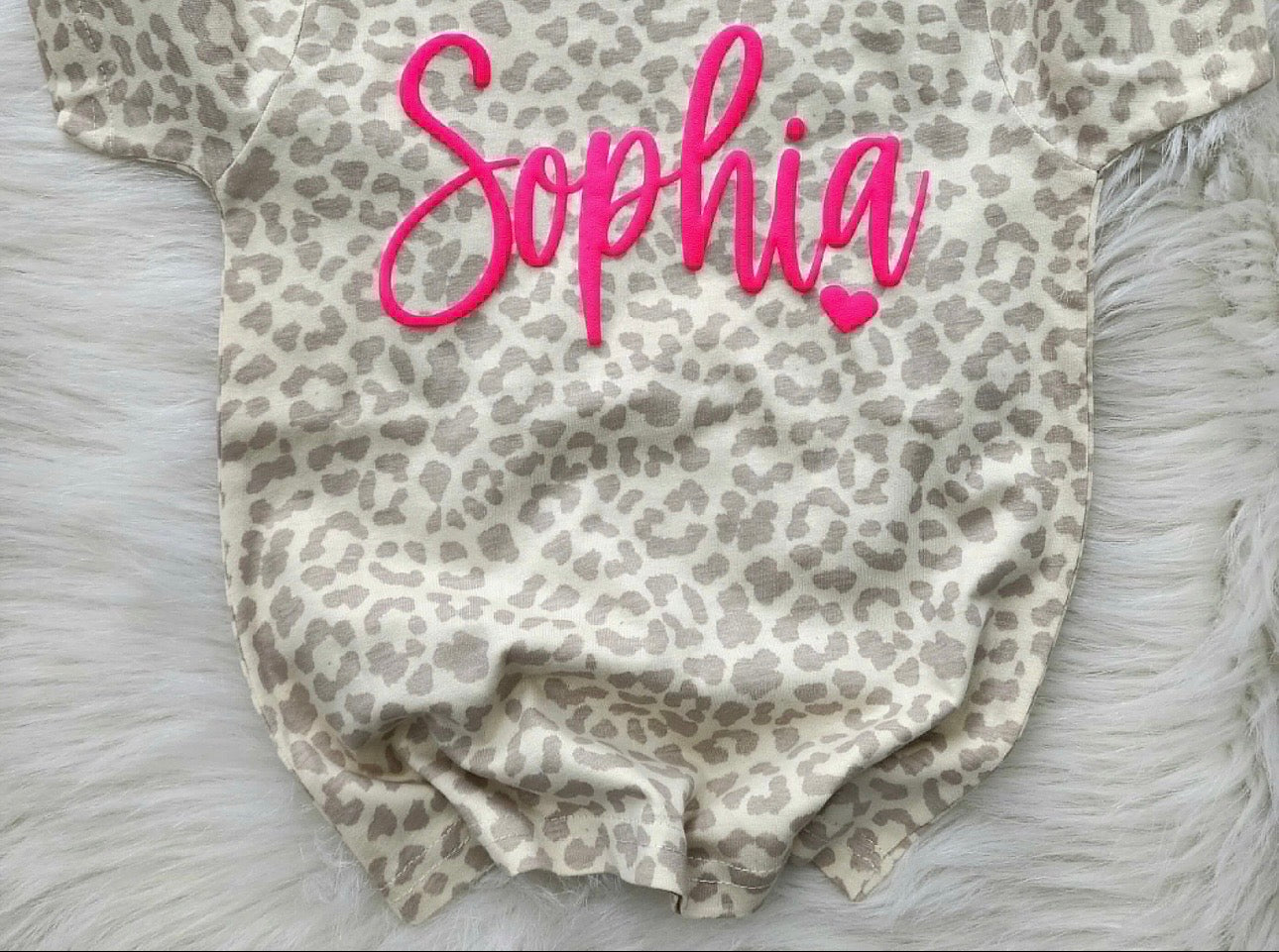 Personalized Leopard Puff Shirt